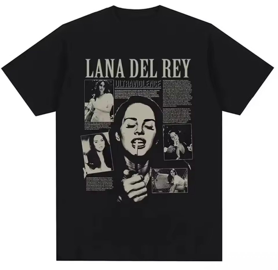 Other Streetwear Retro Lana Del Rey Print Short Sleeve T-Shirt Size US L / EU 52-54 / 3 - 1 Thumbnail