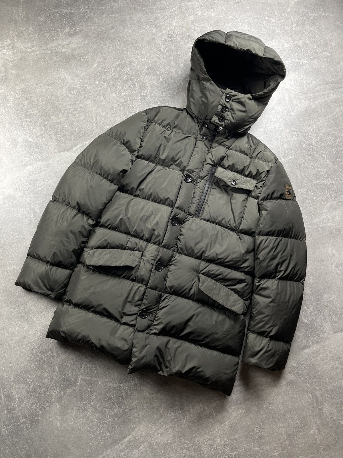 Montecore Montecore Luxury Tech Italian Down Parka Riri Zip Dark Olive Size US L / EU 52-54 / 3 - 1 Thumbnail