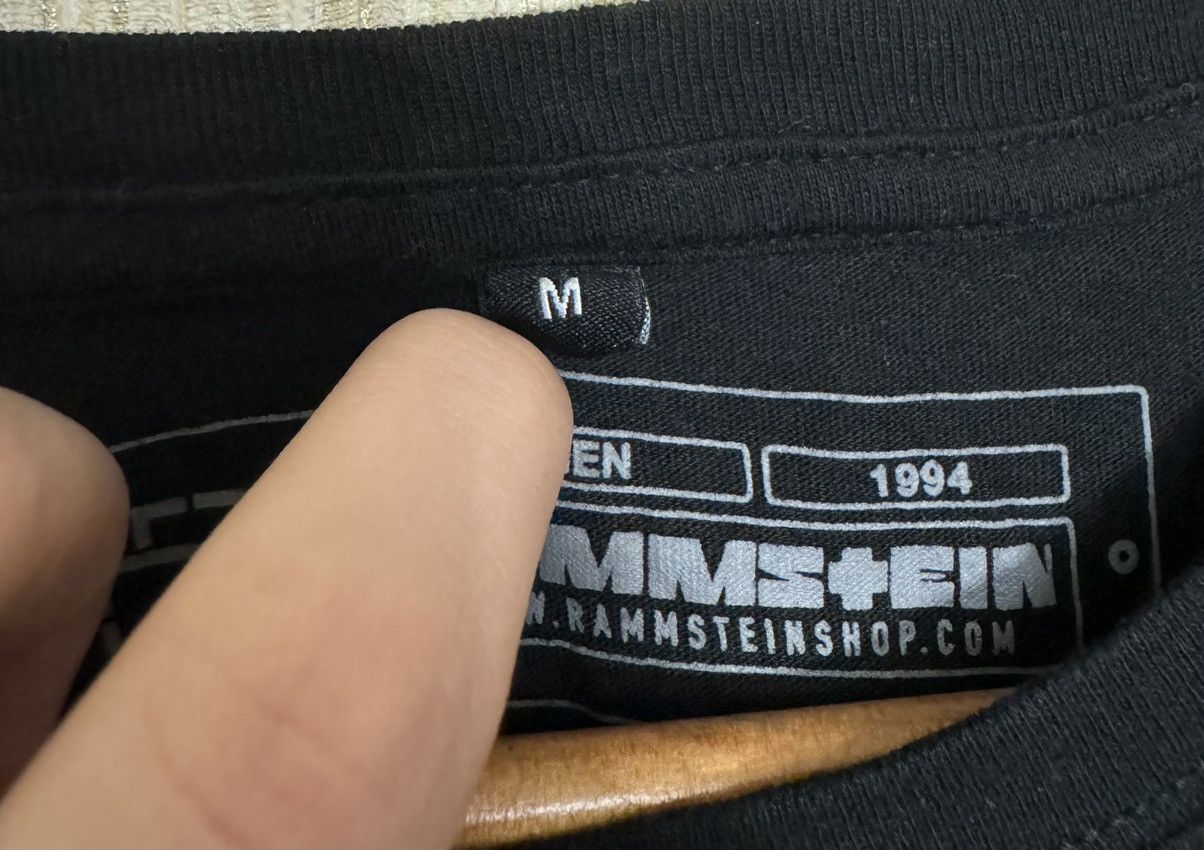 Band Tees × Vintage Vintage Rammstein tee Size US M / EU 48-50 / 2 - 4 Thumbnail