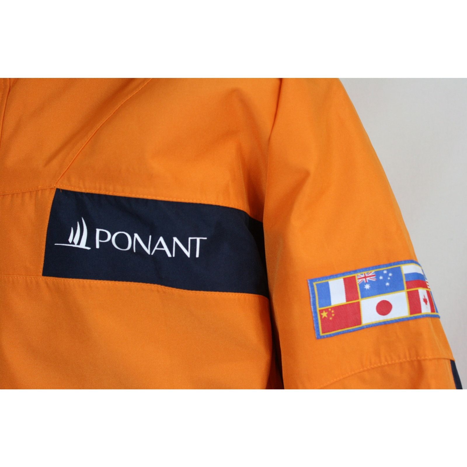 Vintage PONANT Polar Exploration Parka Coat Faux Fur Hood Expedition Size US L / EU 52-54 / 3 - 7 Thumbnail