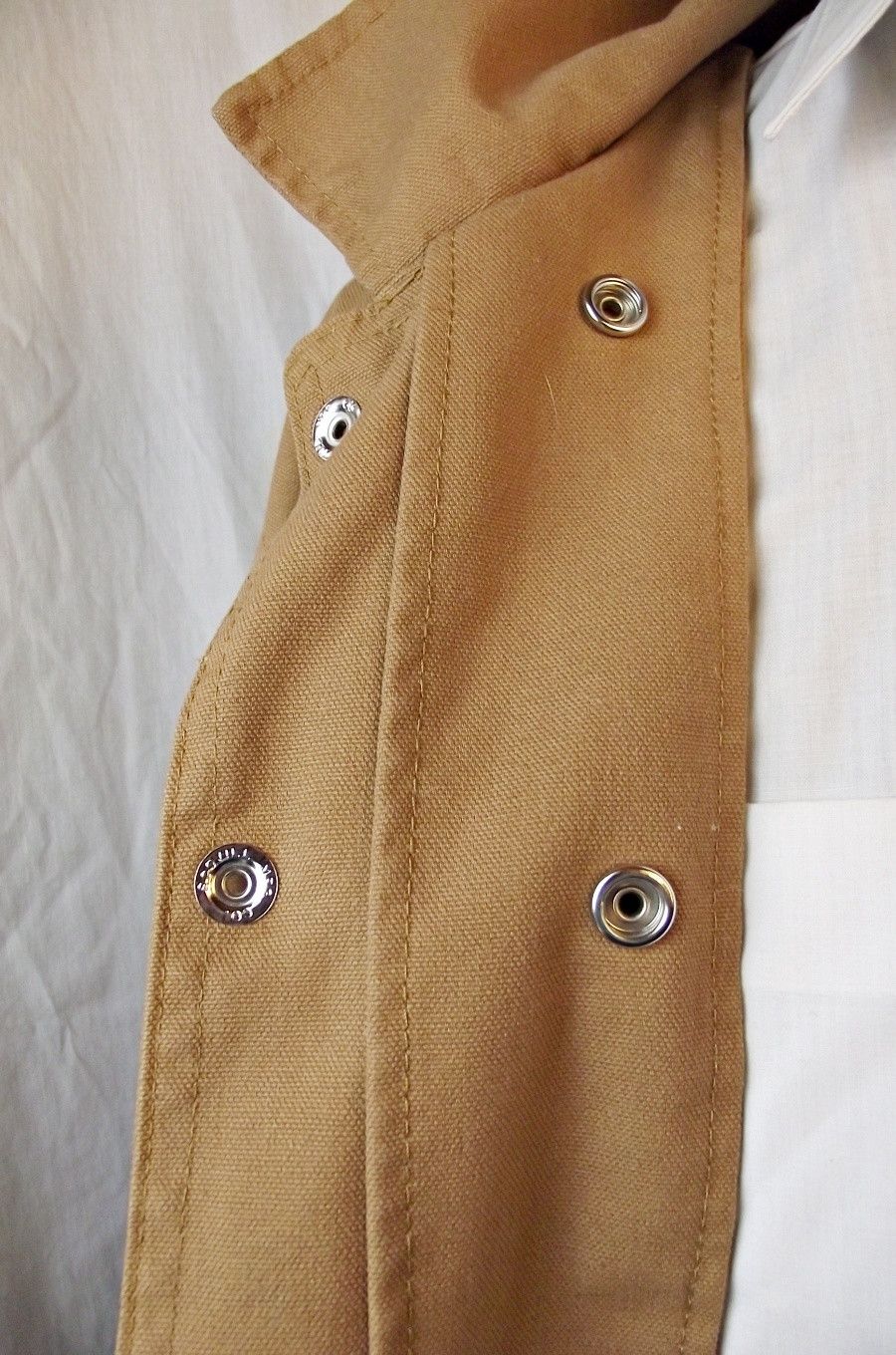 Red Kap WORK JACKET Mens Brown Duck Cloth Lined Grease Stains Barn Size US XS / EU 42 / 0 - 5 Thumbnail