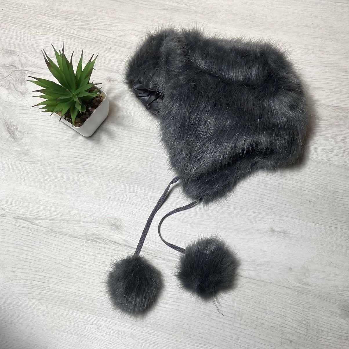 Hysteric Glamour 🔥 Y2K Mohair Fuzzy Ushanka hat Size ONE SIZE - 1 Thumbnail
