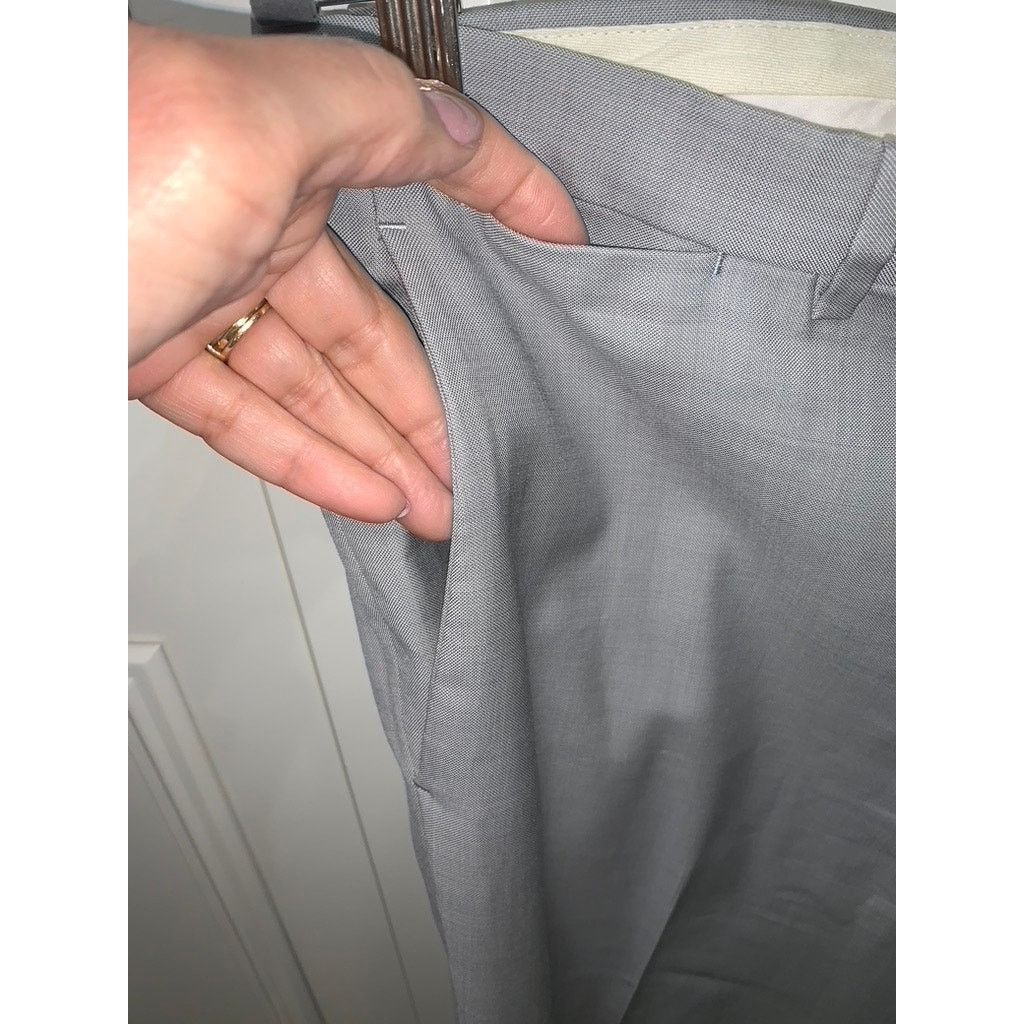 Theory Theory Men's Gray Dress Pants Size 33 Tailored Business Size US 33 - 5 Thumbnail