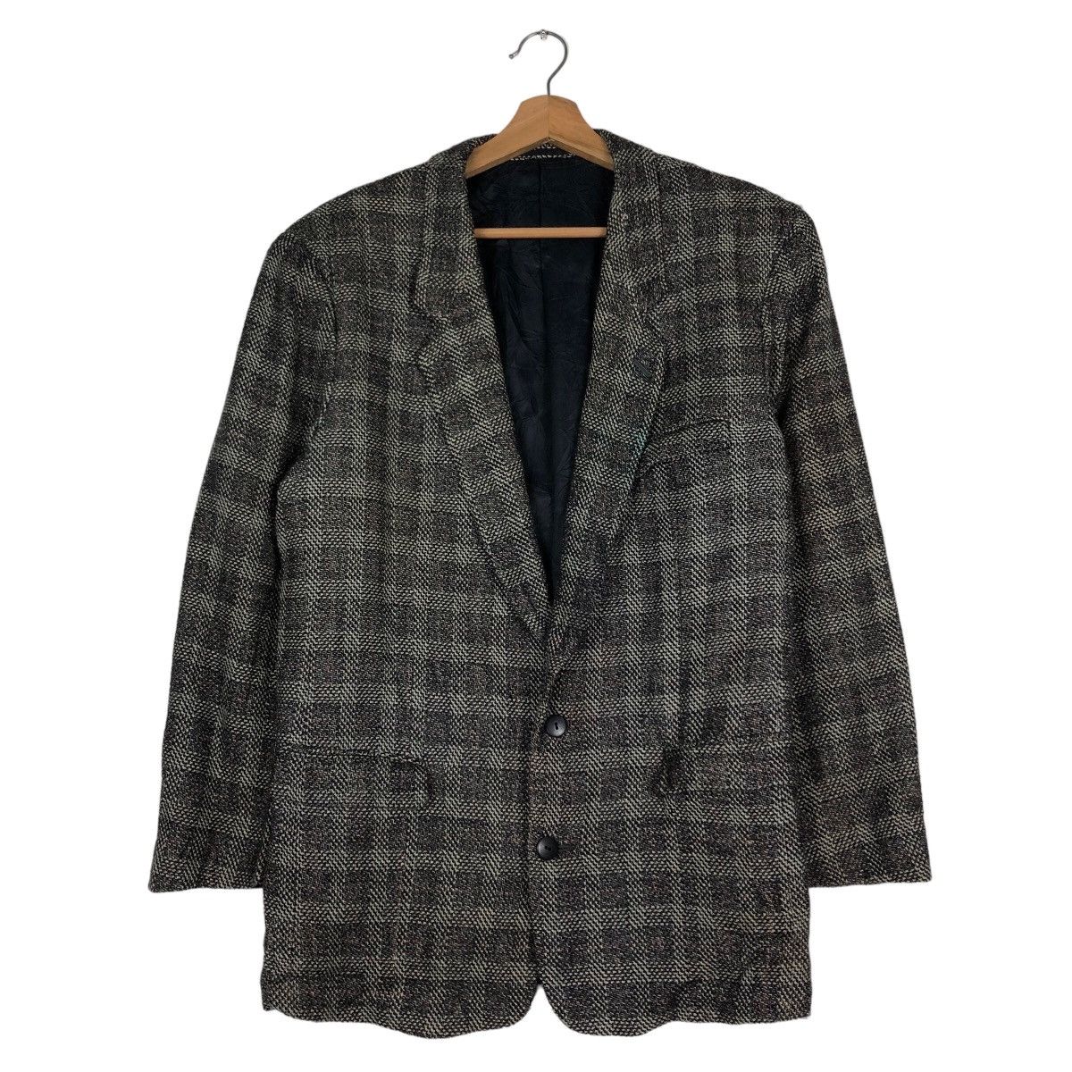 Issey Miyake 🔥Vintage Double Breast Barrique Selection Tartan Design Size US L / EU 52-54 / 3 - 1 Thumbnail