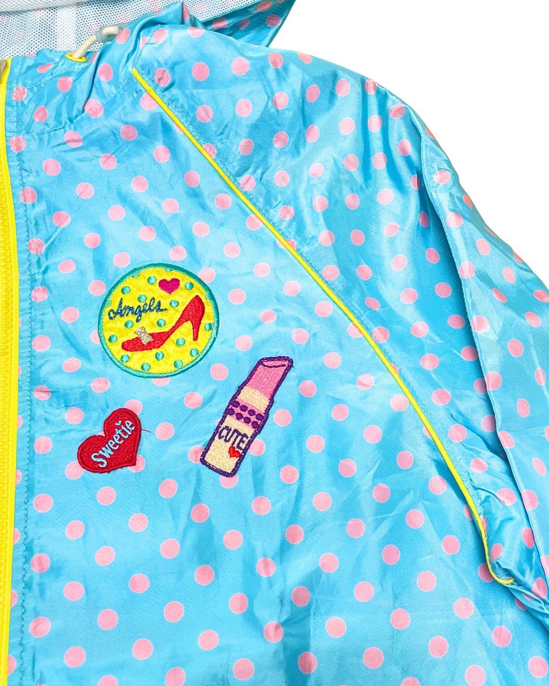 Angel Blue Angel Blue Sweetie Polka Dot Heart-Patch Rain Shell Size M / US 6-8 / IT 42-44 - 4 Thumbnail