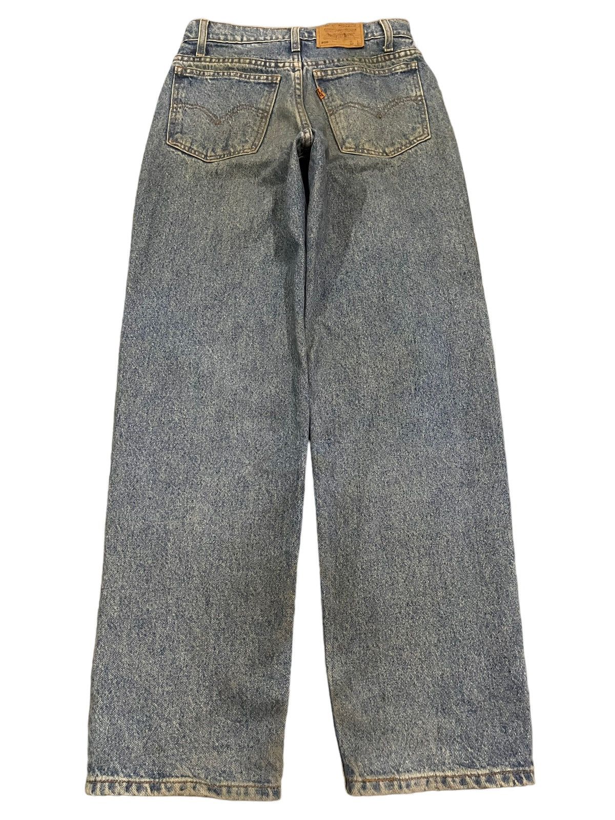 Levi's Vintage 80s Levis 550 Orange Tab Relaxed Fit Jeans Size US 27 - 2 Thumbnail