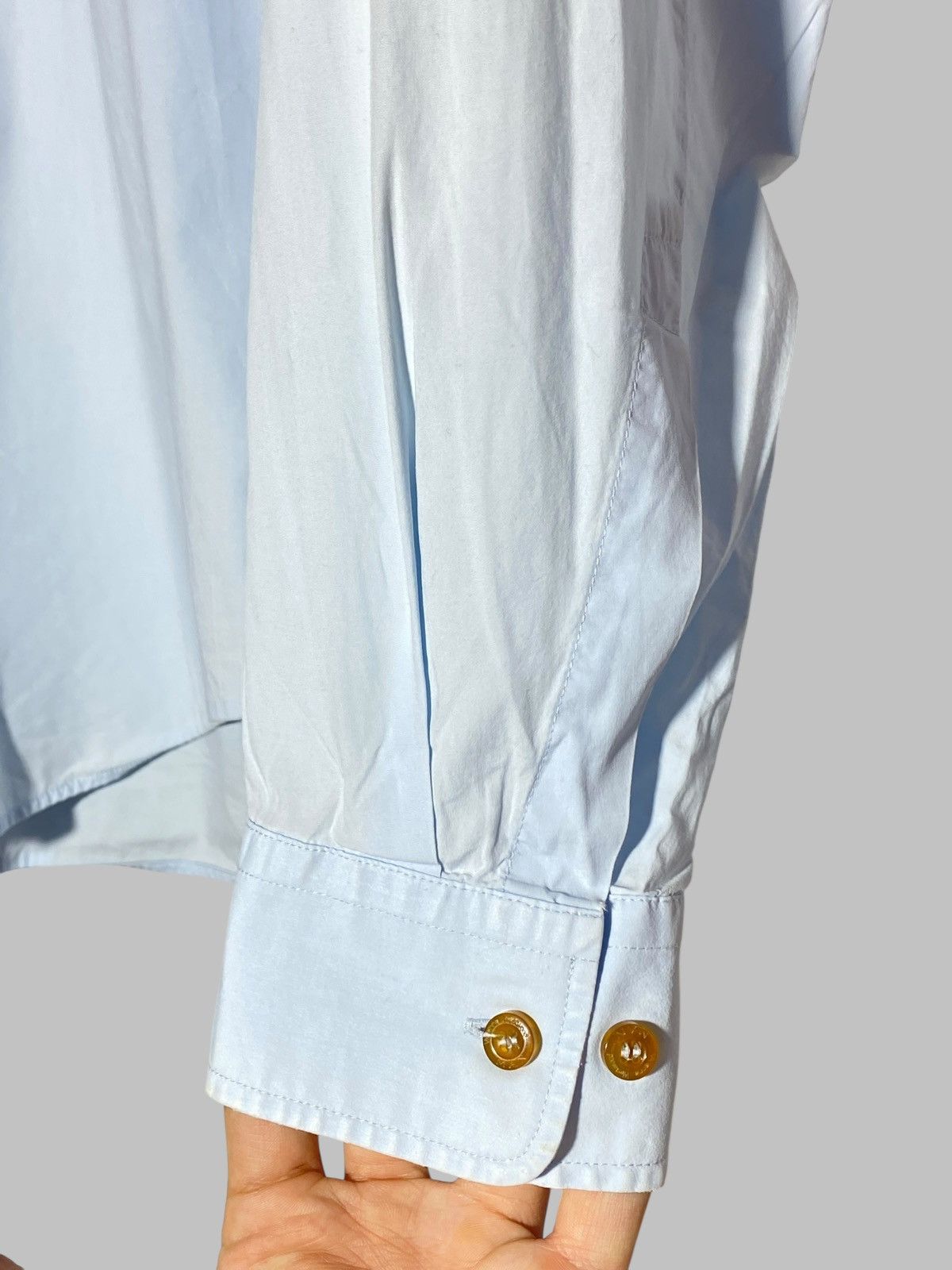 Vivienne Westwood Vivienne Westwood Sky Blue Button Up Shirt Size US L / EU 52-54 / 3 - 7 Thumbnail