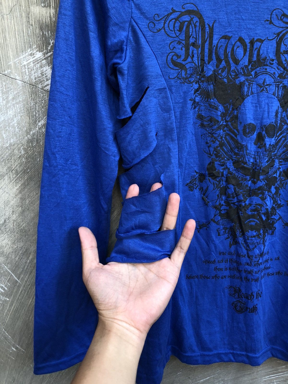 Japanese Brand Y2K Japanese Algonquins Grunge Style T-Shirt Size M / US 6-8 / IT 42-44 - 7 Thumbnail