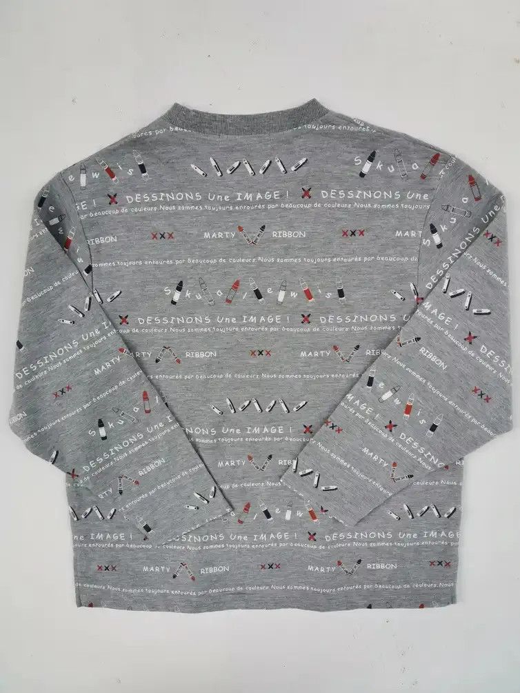 Japanese Brand Rare!!! Art Design Over print sweatshirt Size US L / EU 52-54 / 3 - 2 Thumbnail