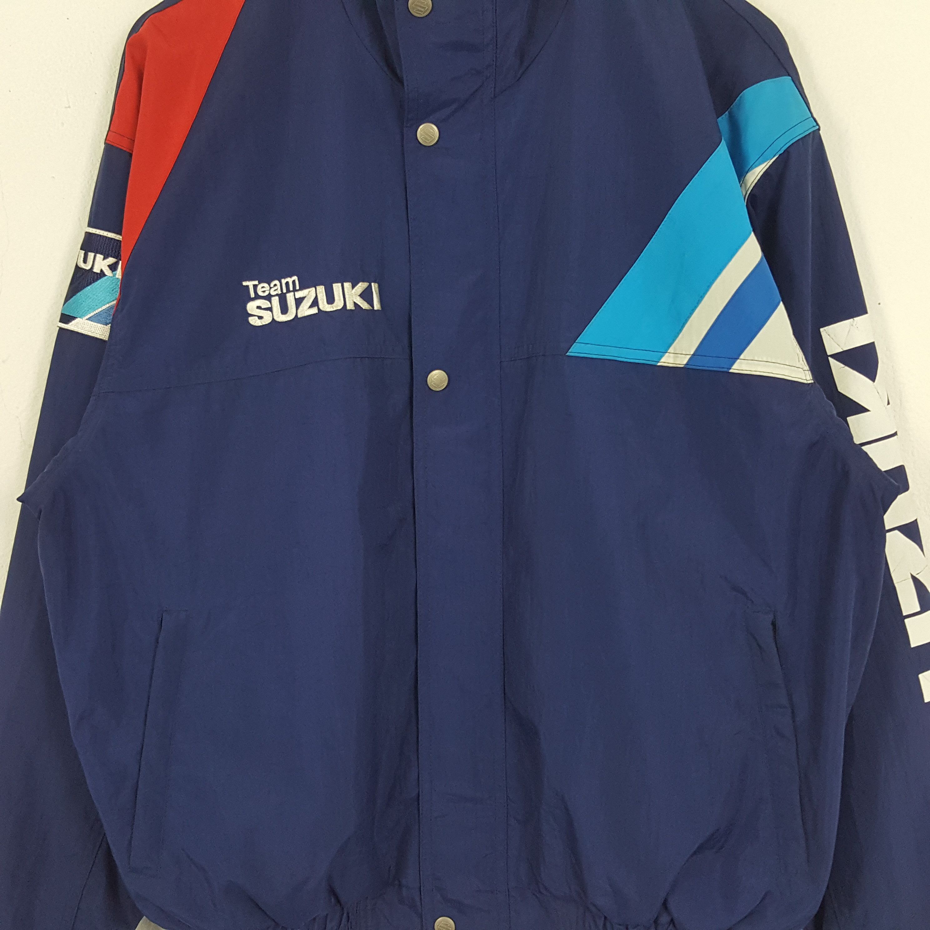 Japanese Brand × Vintage Vintage Team Suzuki Japanese Motorsports Jacket Size US XL / EU 56 / 4 - 4 Thumbnail