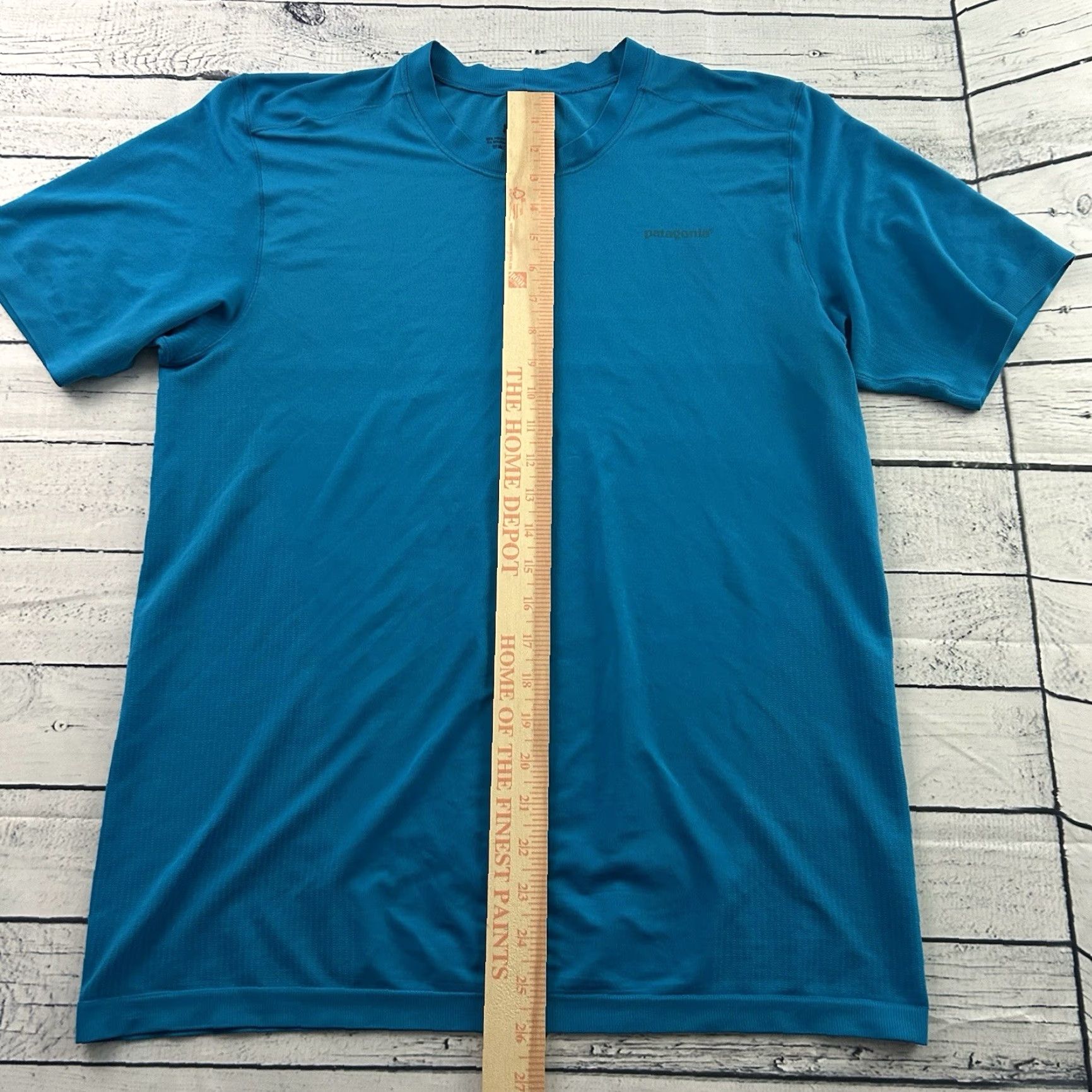 Patagonia Patagonia Short Sleeve Shirt Men M Medium Blue Polyester Spandex Baselayer T-Shirt Activewear Size US M / EU 48-50 / 2 - 4 Thumbnail