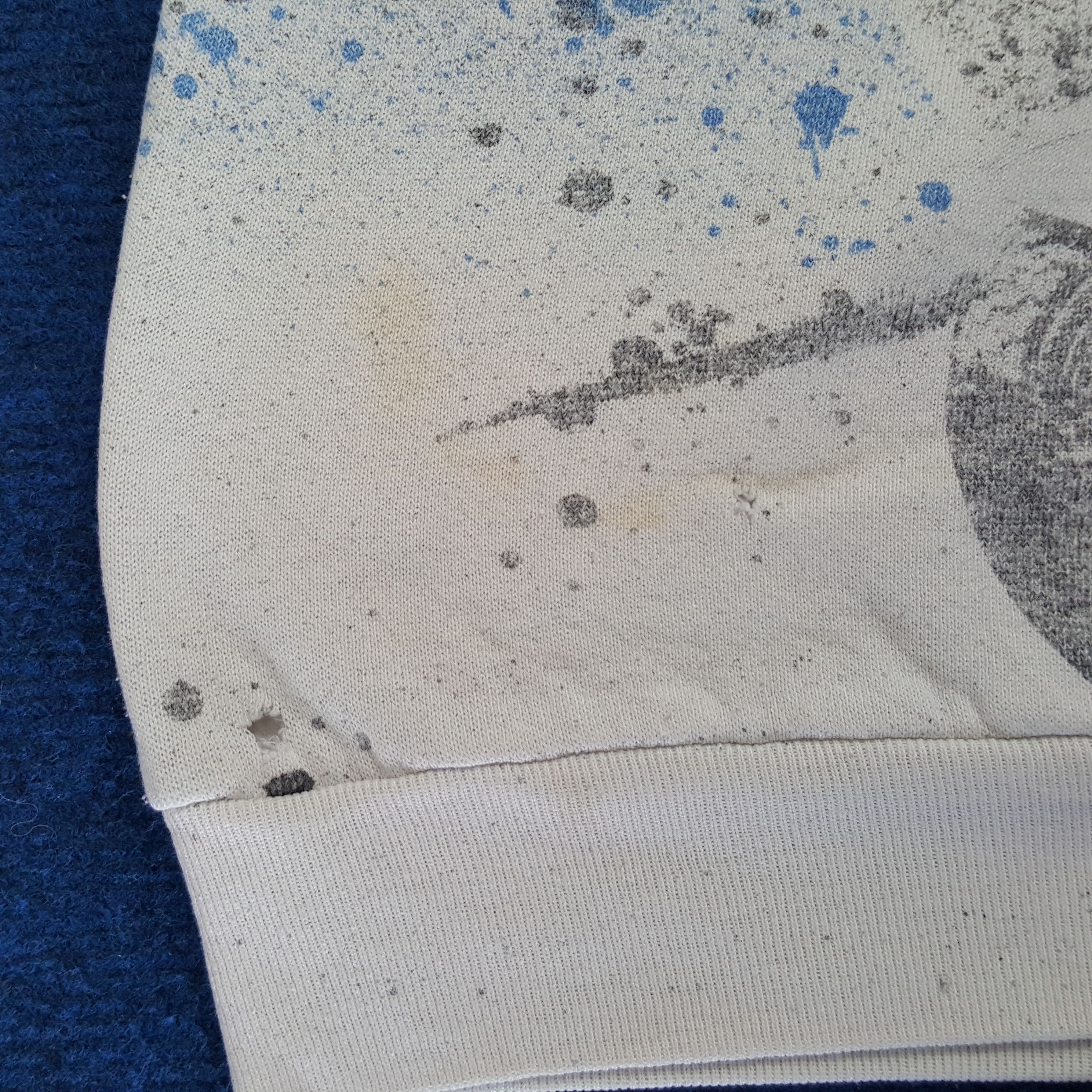 Vintage Vintage Wolf Motorcycle Art Winter Sweatshirt Size US L / EU 52-54 / 3 - 9 Thumbnail