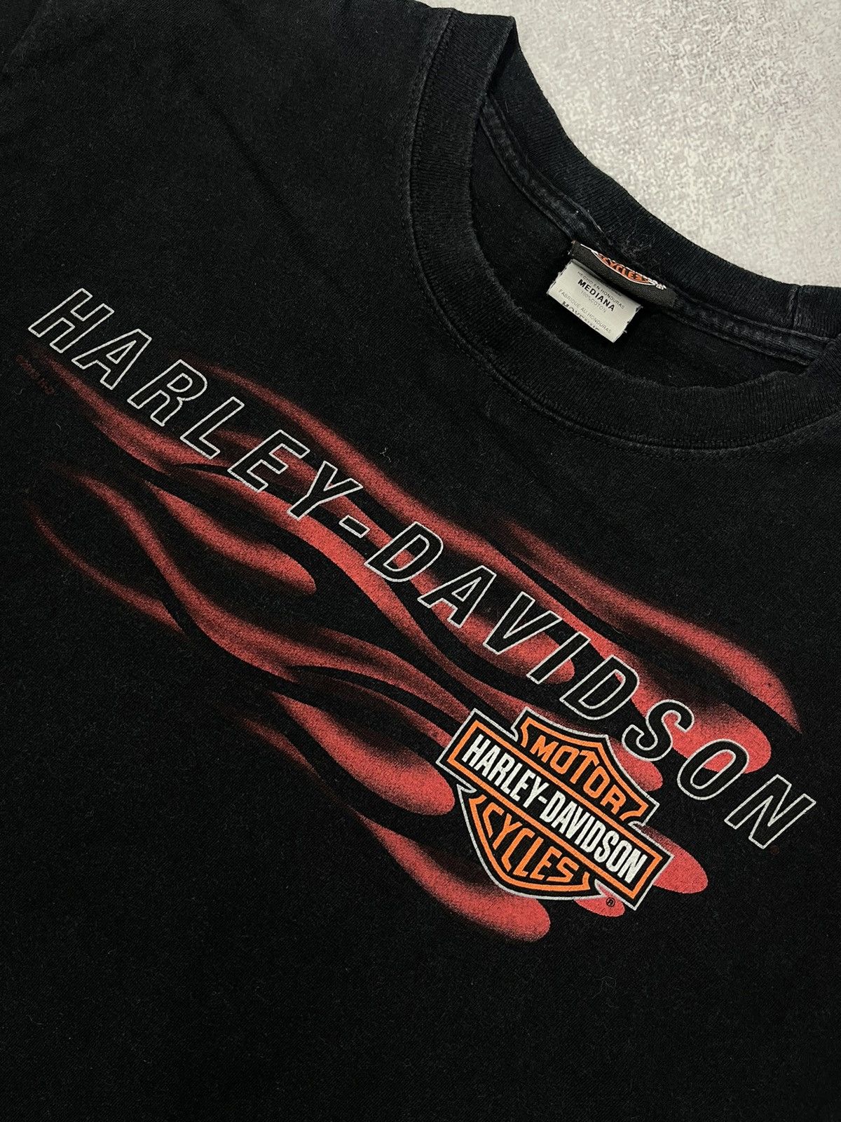 Harley Davidson Vintage Harley Davidson Mauritius 2012 Motorcycles T Shirt Size US M / EU 48-50 / 2 - 10 Thumbnail