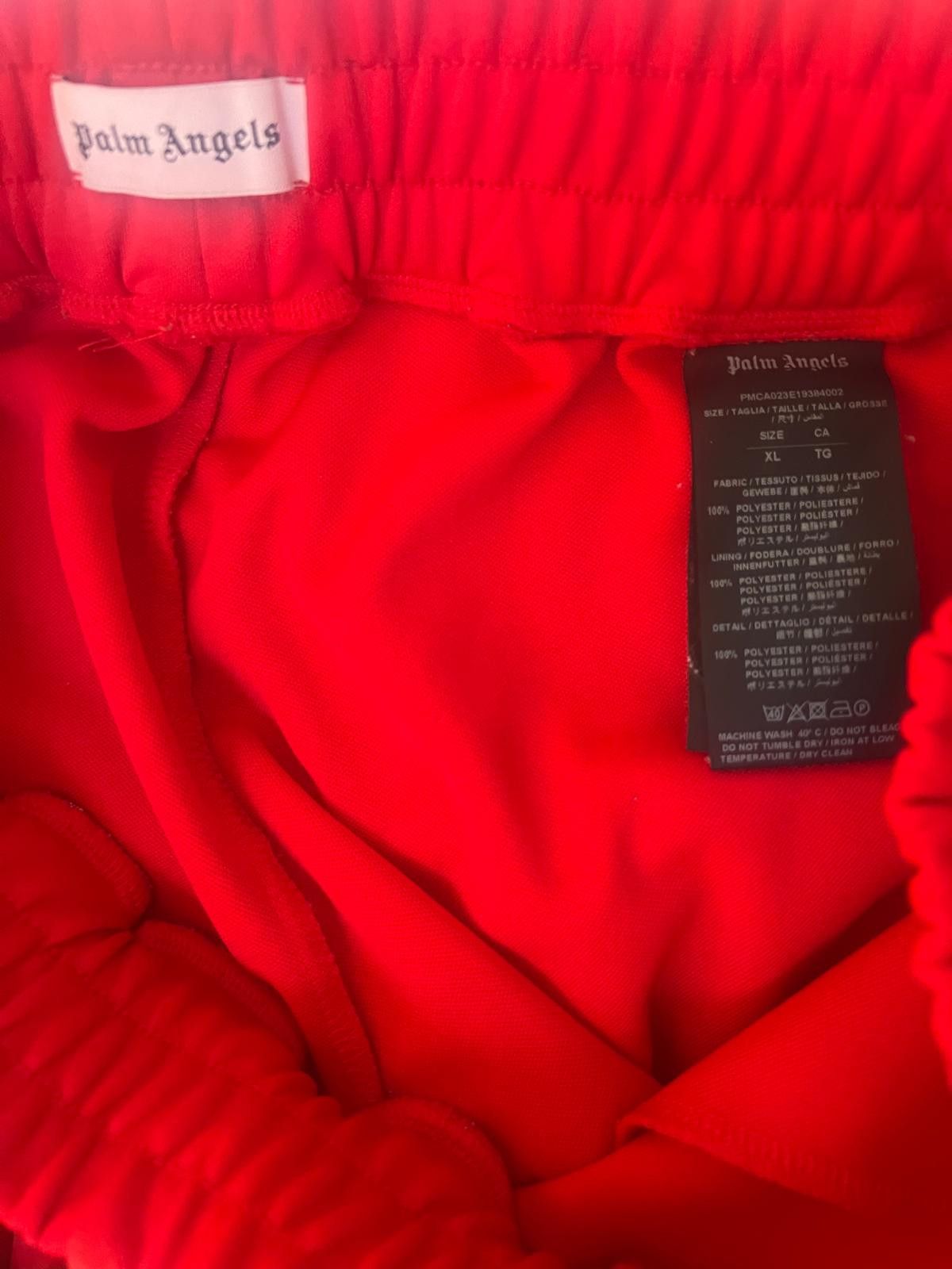 Palm Angels Palm Angels Classic Red Track Pants Size US 33 - 3 Thumbnail