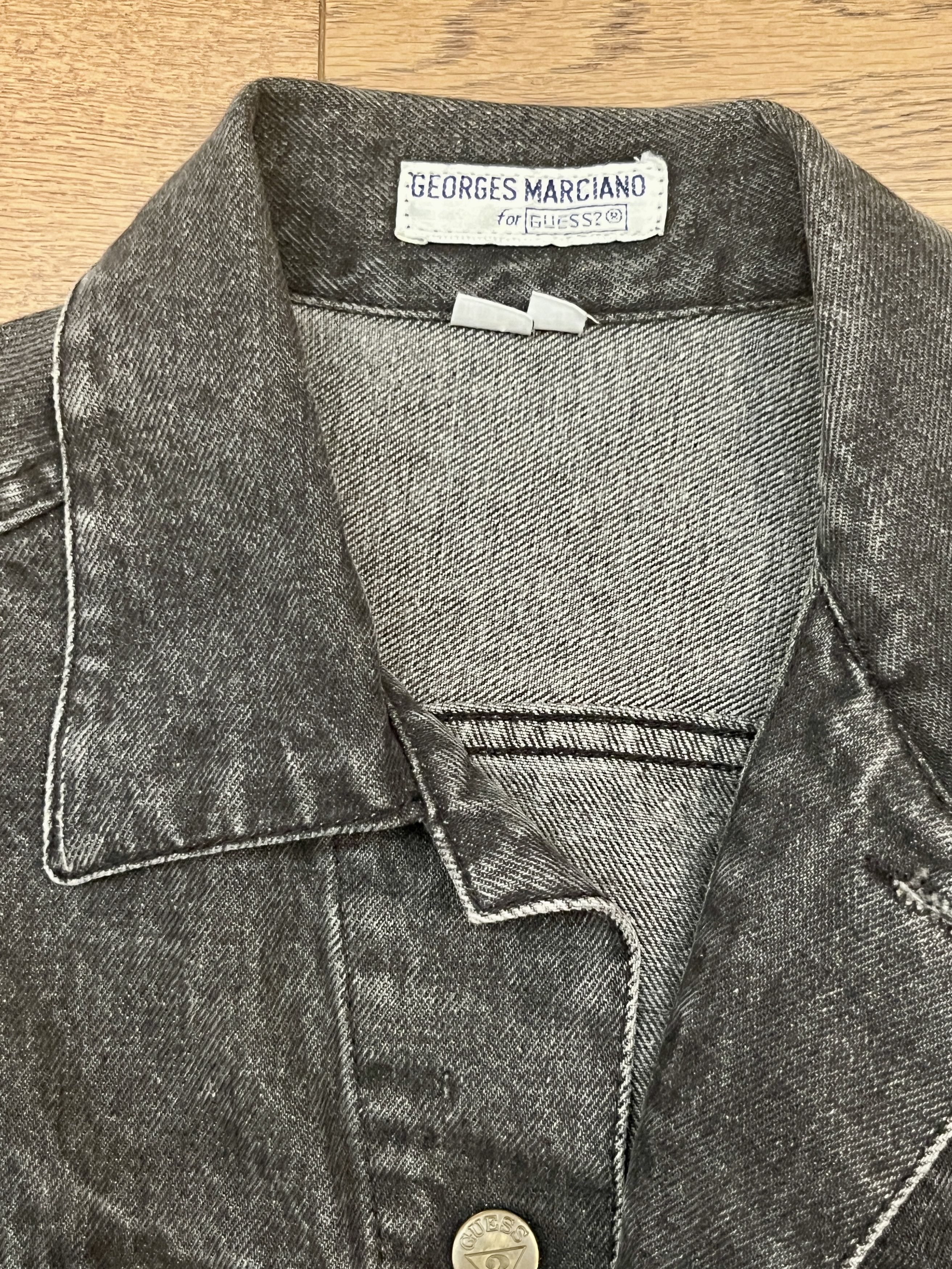 Guess Vintge 80s GUESS Georges Marciano Made in USA Denim Jacket S Size US S / EU 44-46 / 1 - 3 Thumbnail
