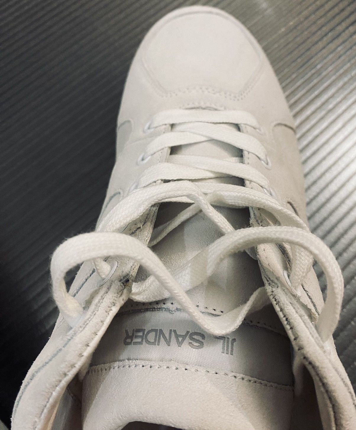 Jil Sander Jil Sander x RAF SIMONS cement suede sneakers 44 NEW Size US 11 / EU 44 - 10 Thumbnail