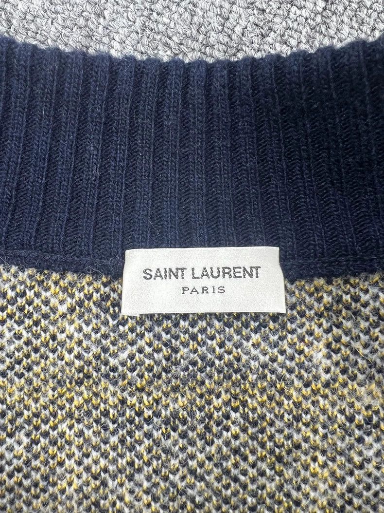 Saint Laurent Paris saint Laurent paris21 FW Madras tweed plaid sweater 2503-N Size XS / US 0-2 / IT 36-38 - 3 Thumbnail