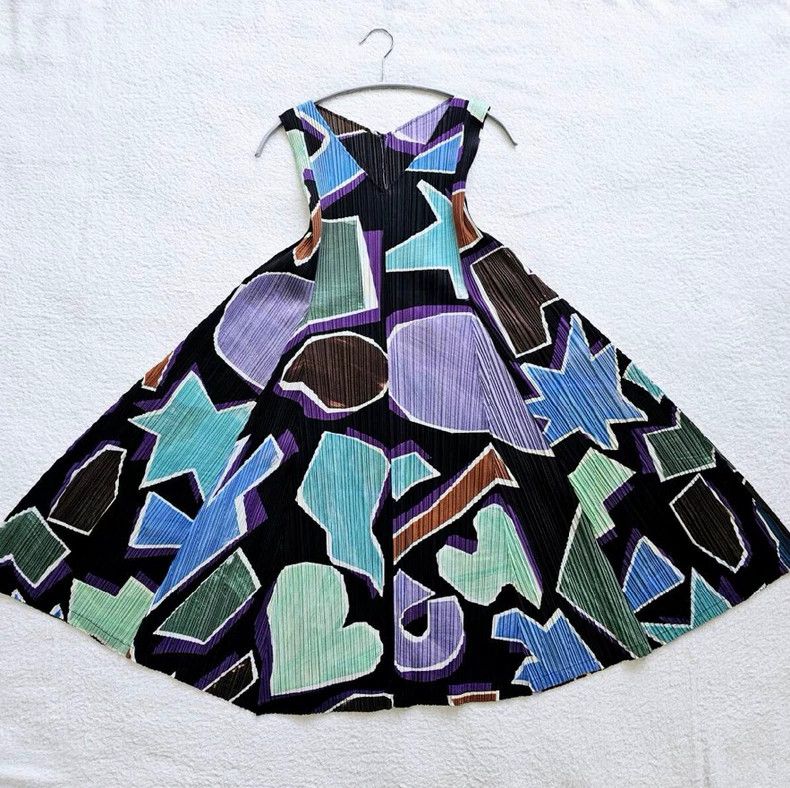 Issey Miyake Issey Miyake Graffiti dress Size M / US 6-8 / IT 42-44 - 1 Thumbnail