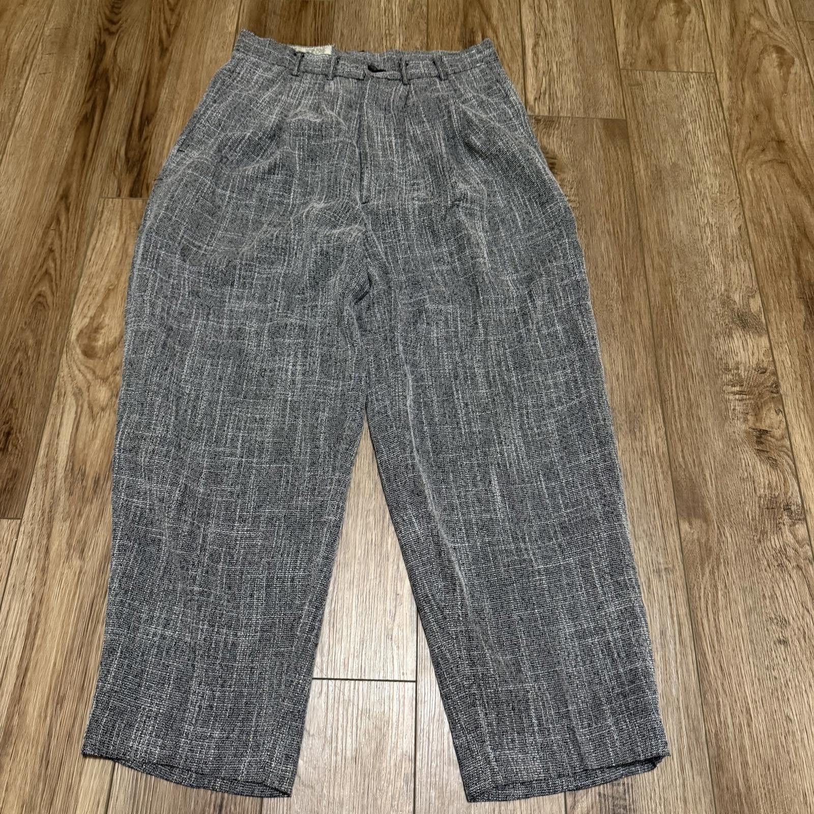 Other Vintage 80s Grey Textured Trousers Distressed Size 31 Size US 31 - 2 Thumbnail