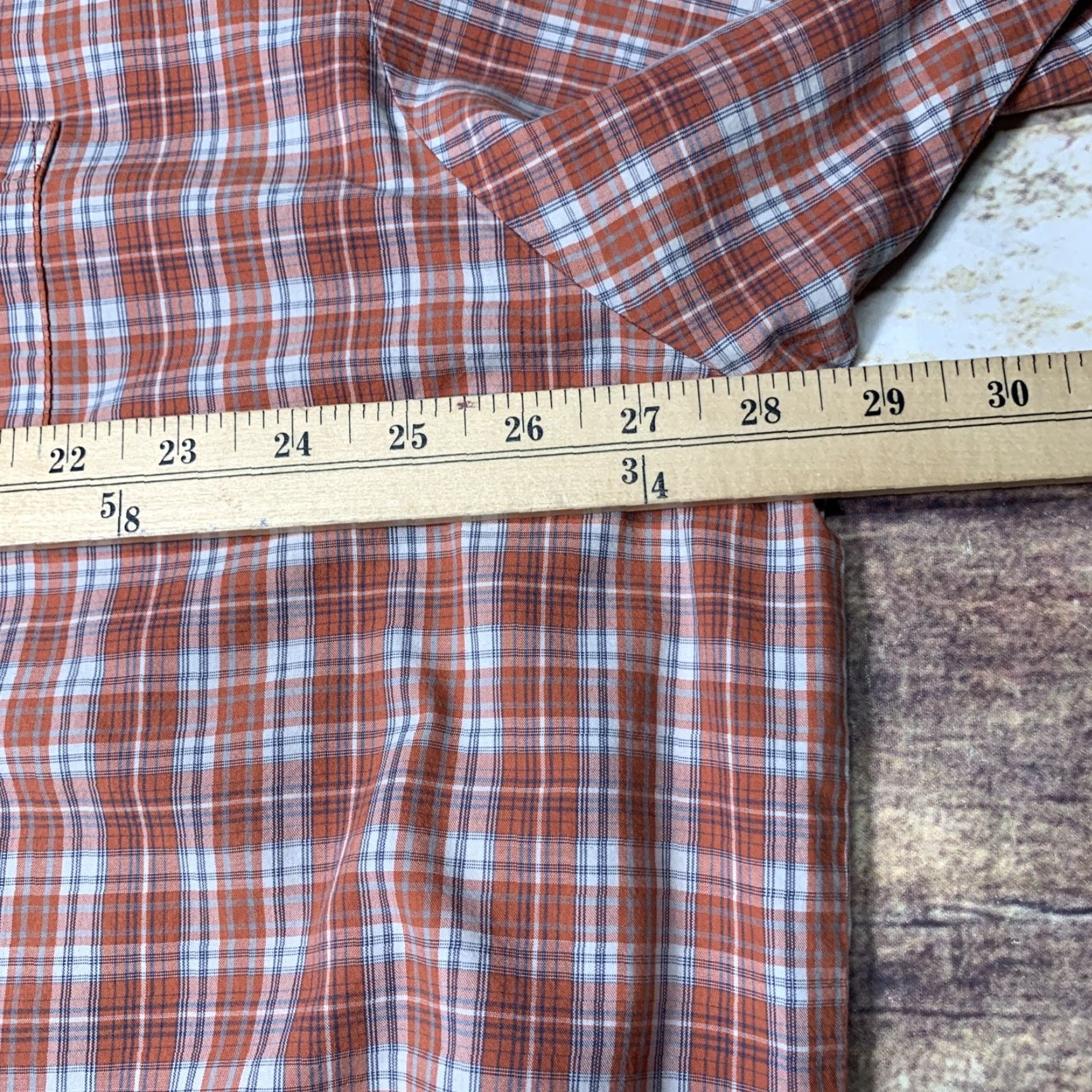 Wrangler Wrangler Western Shirt Short Sleeve Mens 2XL Red Plaid Button-Down Shirt Size US XXL / EU 58 / 5 - 3 Thumbnail