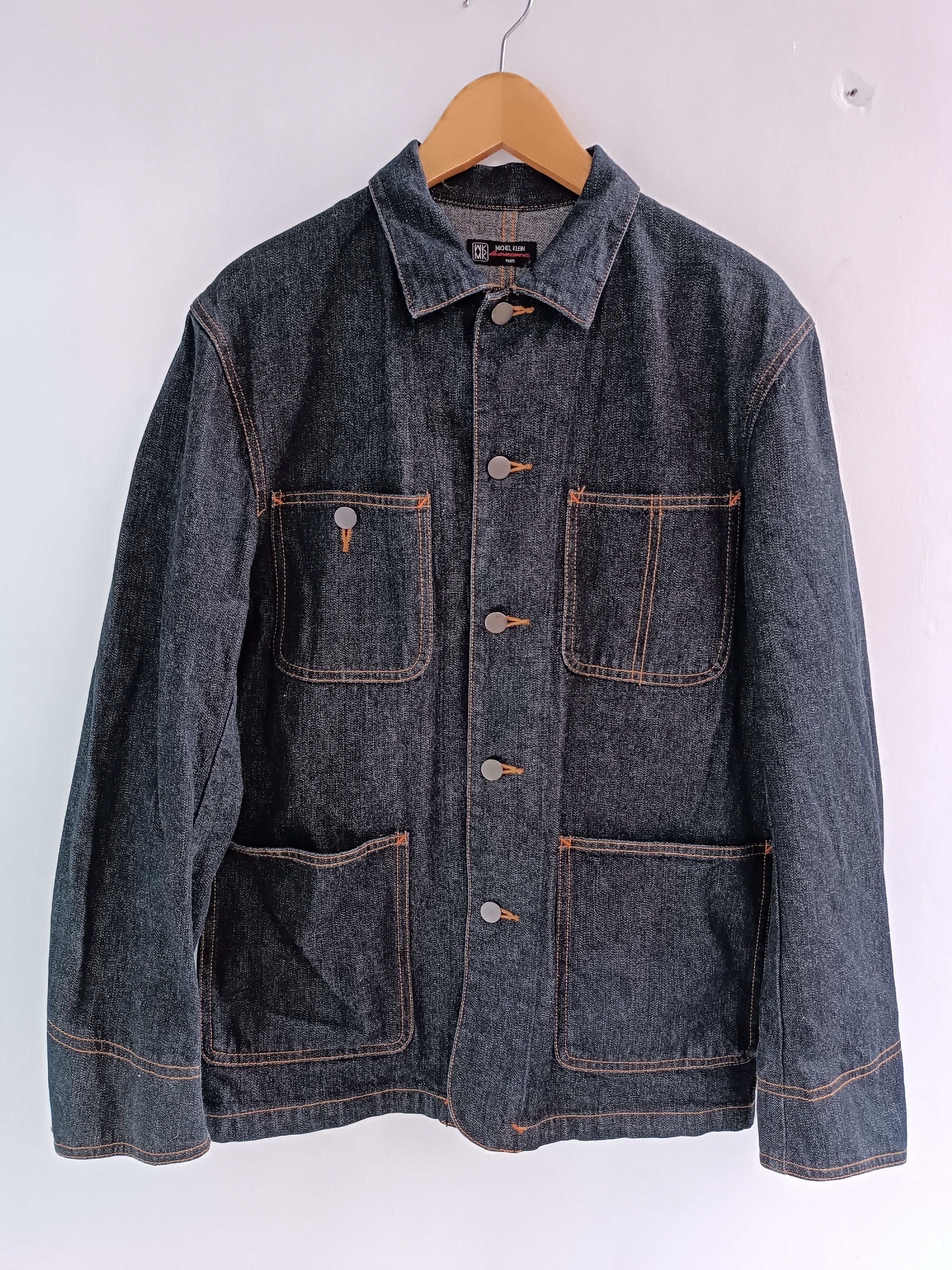 Designer × Michel Klein MICHEL KLIEN DENIM COVERALL JACKET Size US L / EU 52-54 / 3 - 1 Thumbnail