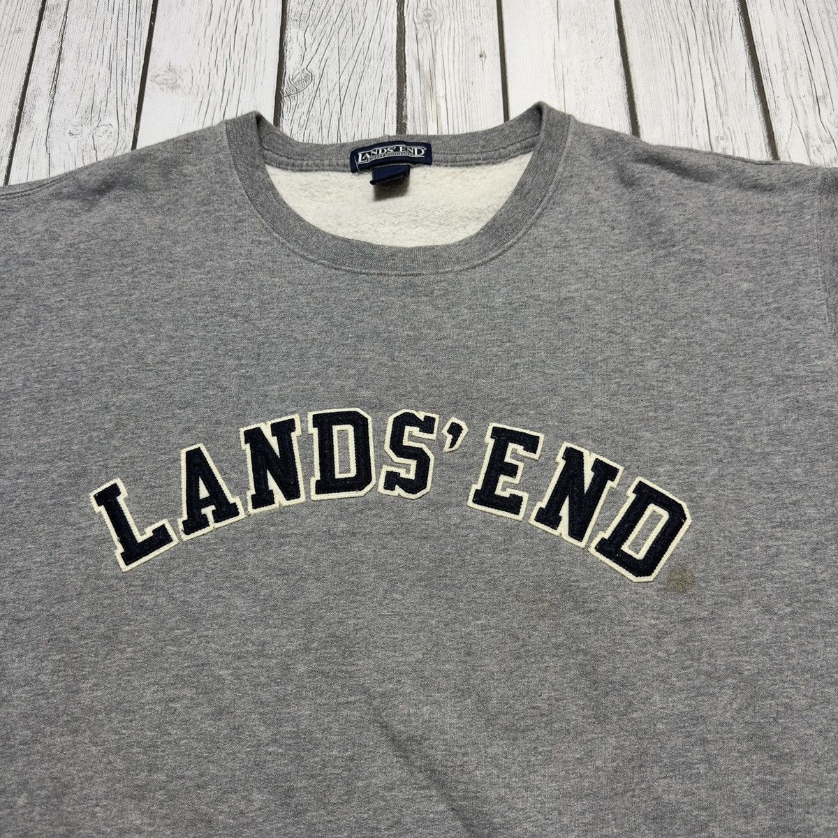 Lands' End × Vintage Vintage Lands End sweatshirt Size US XL / EU 56 / 4 - 3 Thumbnail
