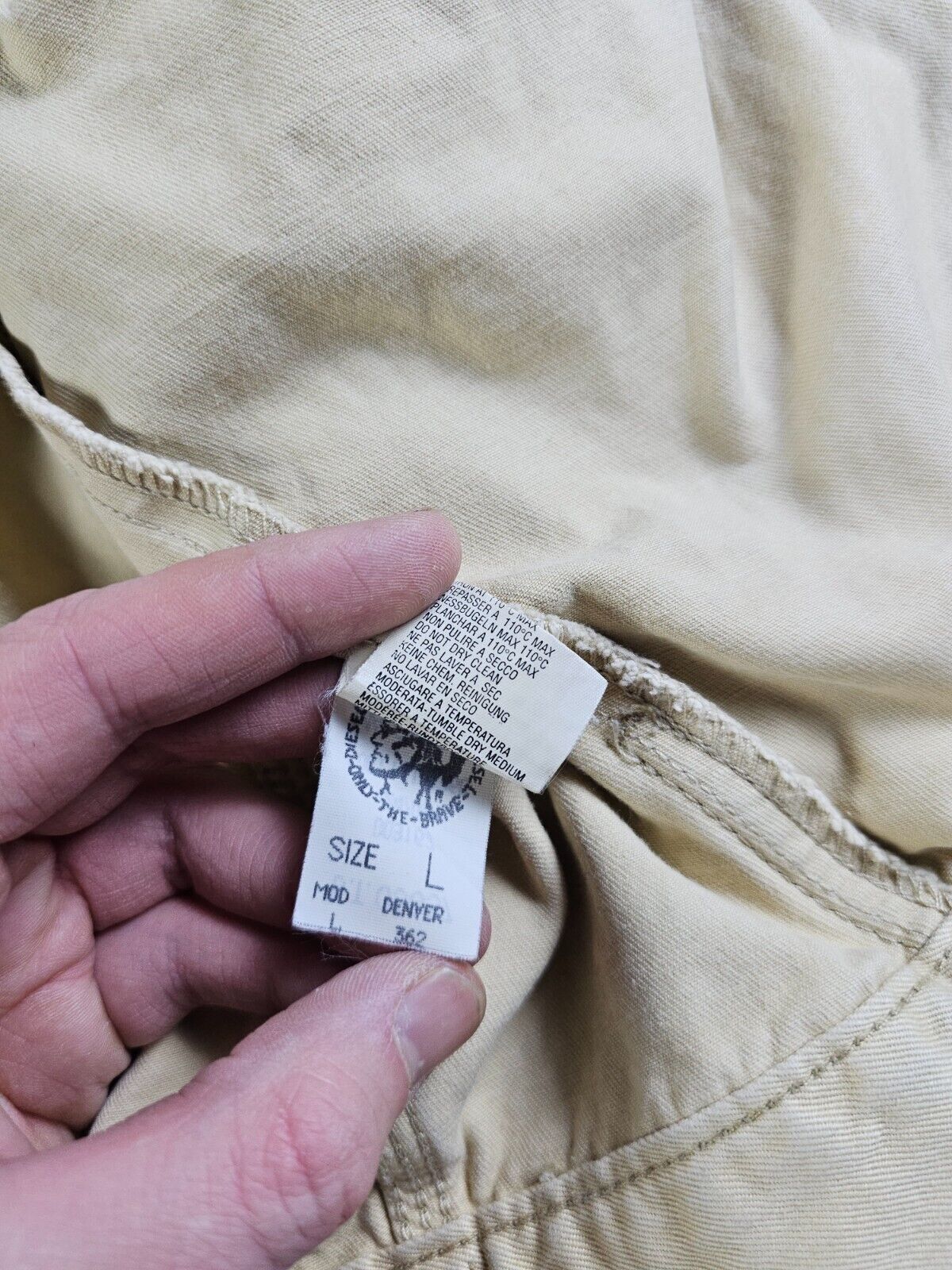 Diesel Vintage 90s Diesel Denver Jacket Leather Made in Italy L Size US L / EU 52-54 / 3 - 8 Thumbnail