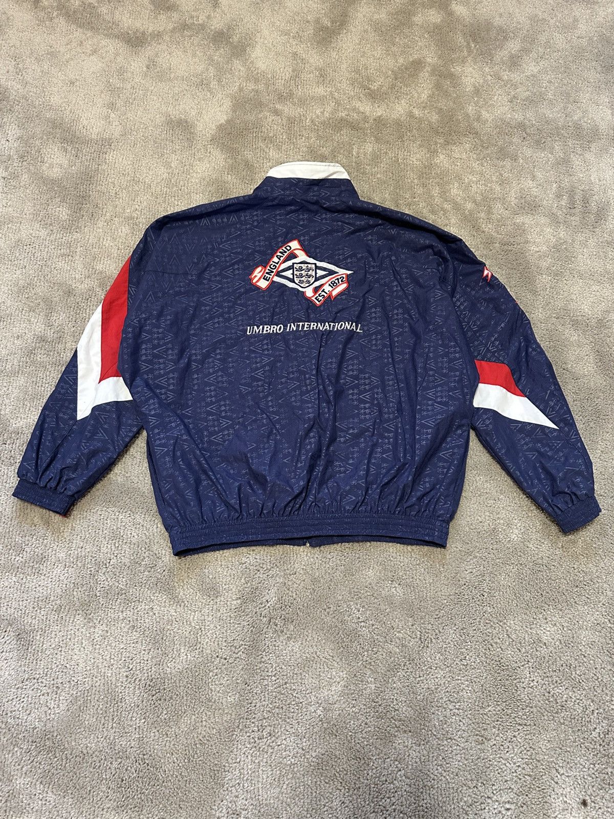 England National Team Football Training Jacket 1990