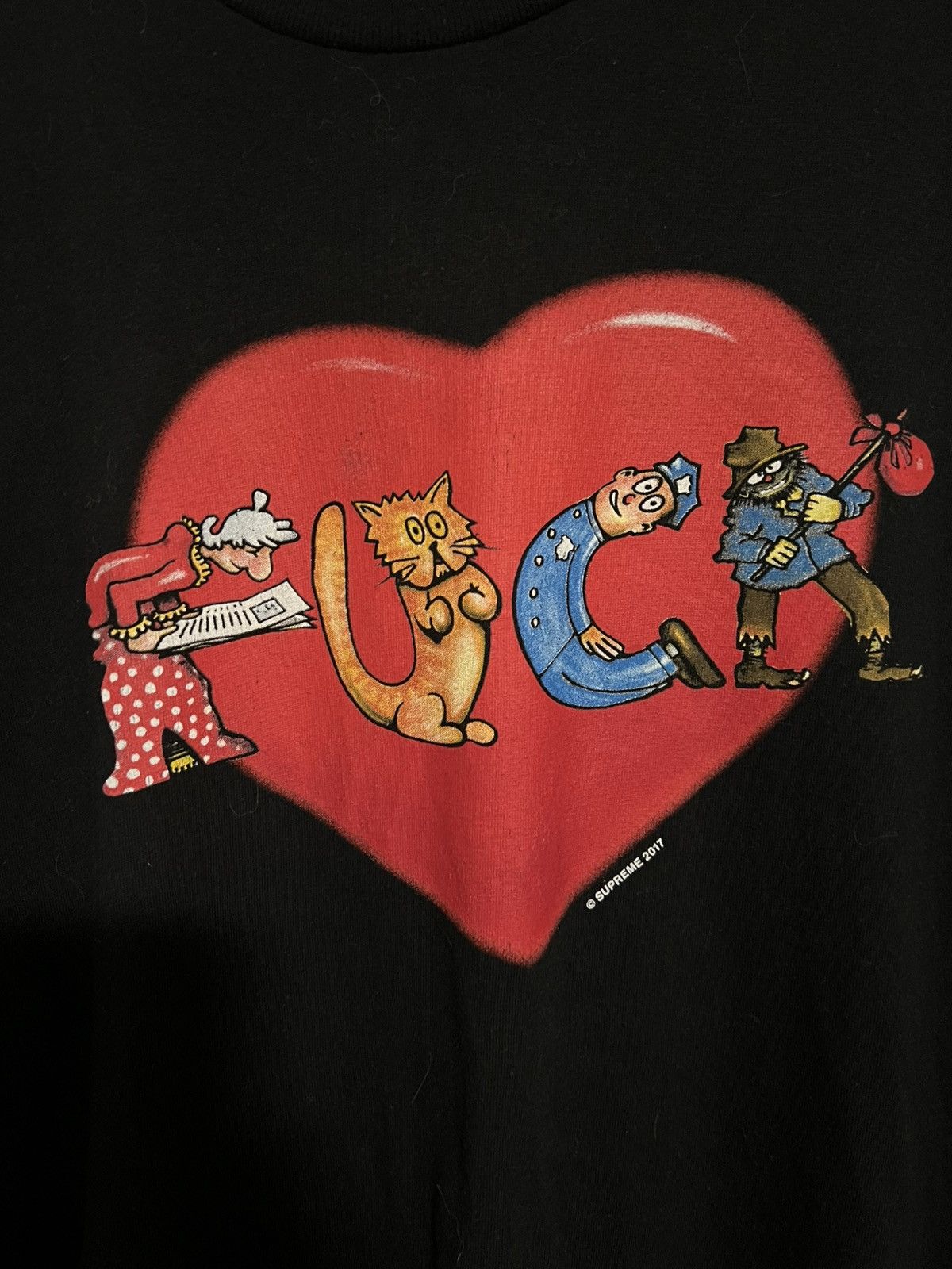 Supreme SUPREME “Fuck Love” T-Shirt 2017 Size US L / EU 52-54 / 3 - 2 Thumbnail