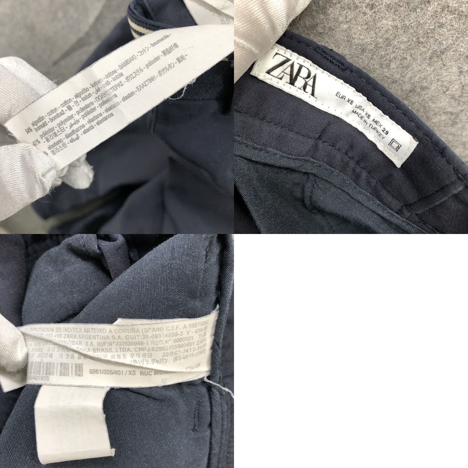 Zara Zara Slim Fit Stretch Pants Mens XS Navy Blue Dress Pant Flat Front Elastic Slim Fit Stretch Pants Mens XS Navy Blue Dress Pants Flat Front Elastic Size US 27 - 8 Thumbnail