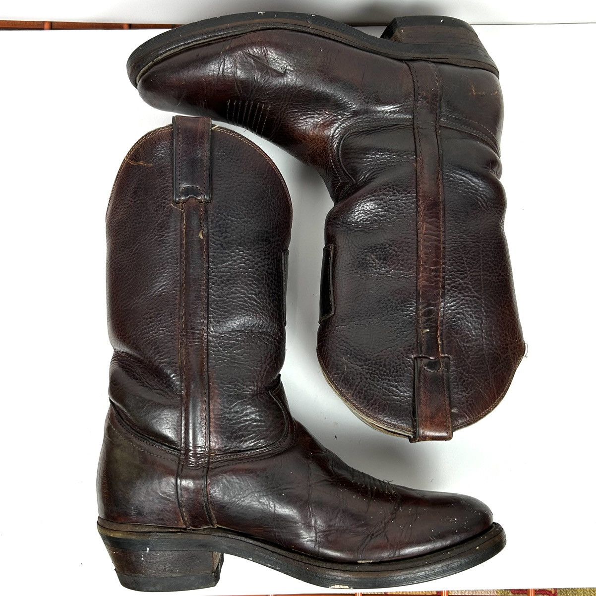 Chippewa Vintage Chippewa brown leather cowboy boots Size US 10.5 / EU 43-44 - 4 Thumbnail