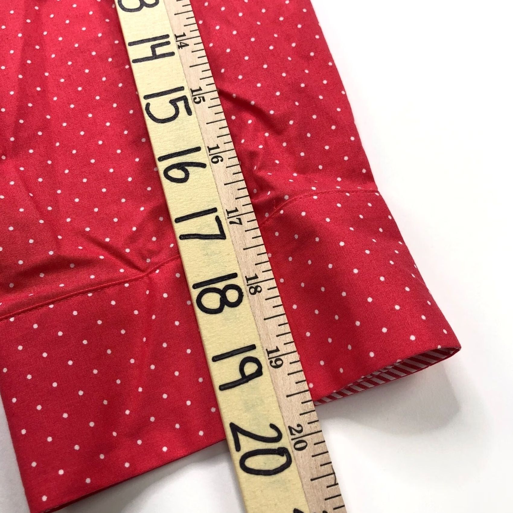 Vintage Lane Bryant Shirt Polka Dot Button-Up Plus 18 Pink Red Collared Long Sleeve Women’s Casual Vintage? No. Size XXL / US 16-18 / IT 52-54 - 7 Thumbnail
