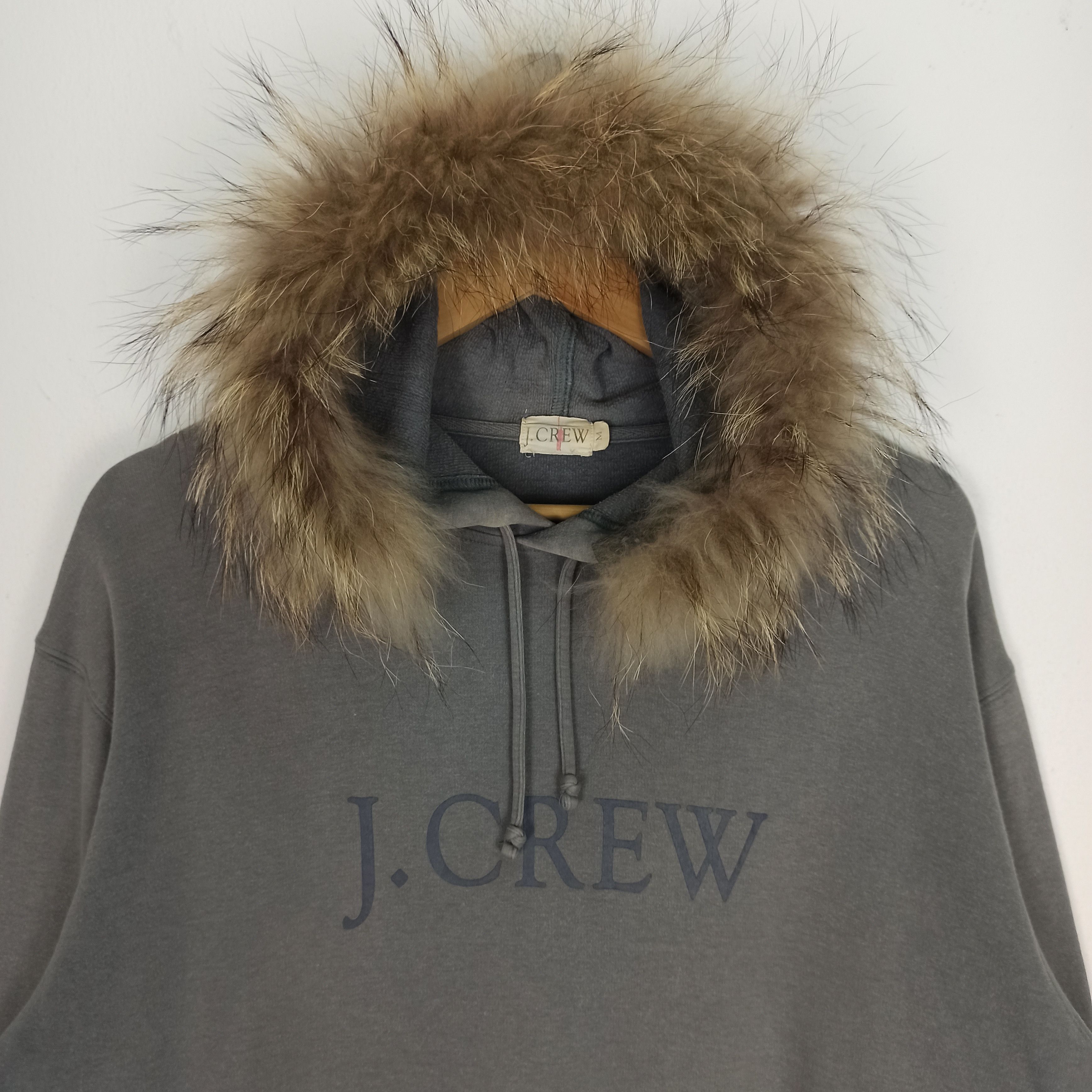 If Six Was Nine Vintage J.Crew Fur Hoodie SUN FADED Style LGB/IfSixWasNine Size US M / EU 48-50 / 2 - 2 Thumbnail