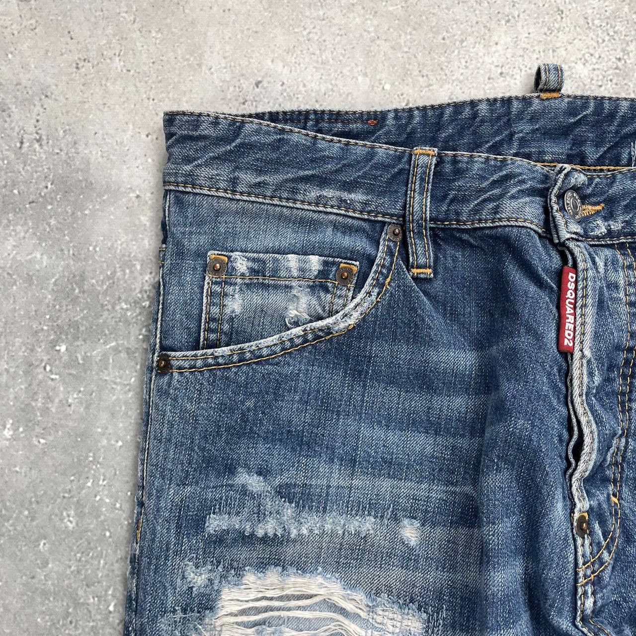 Dsquared2 Dsquared2 Distressed Denim Cool Guy Jeans Blue Size 46 Size US 31 - 4 Thumbnail