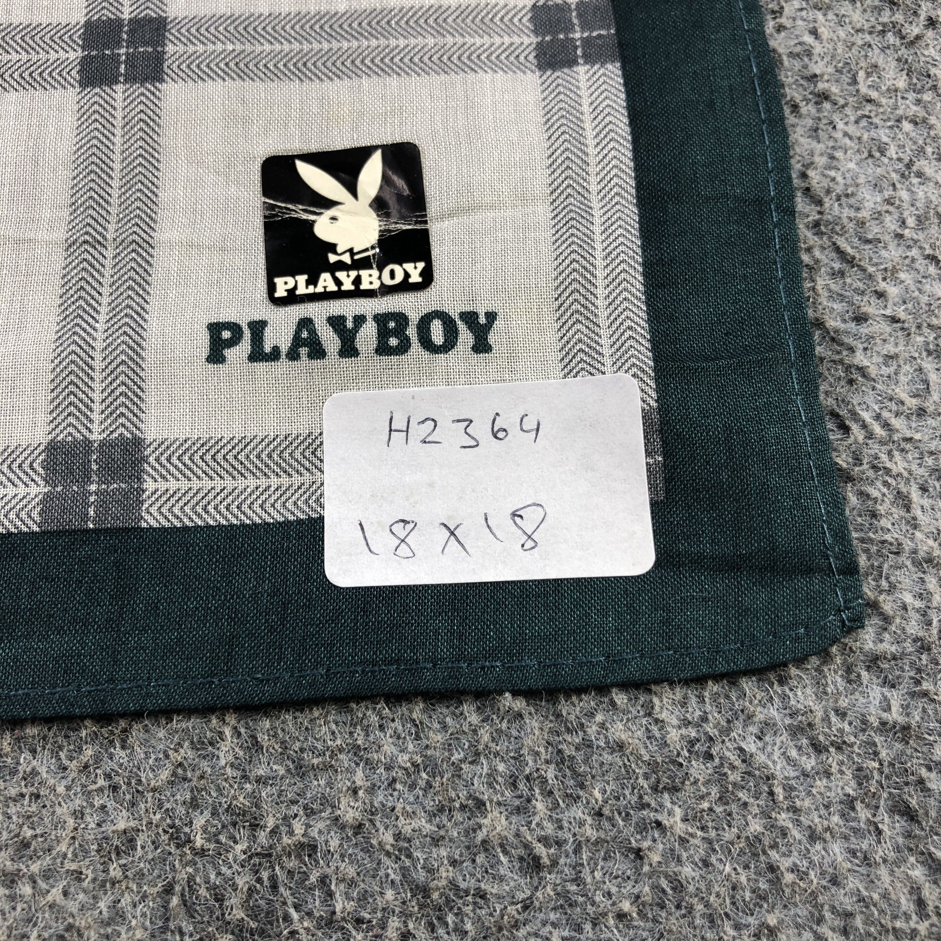 Playboy × Vintage Playboy Handkerchief Neckerchief Bandana H2364 Size ONE SIZE - 7 Thumbnail