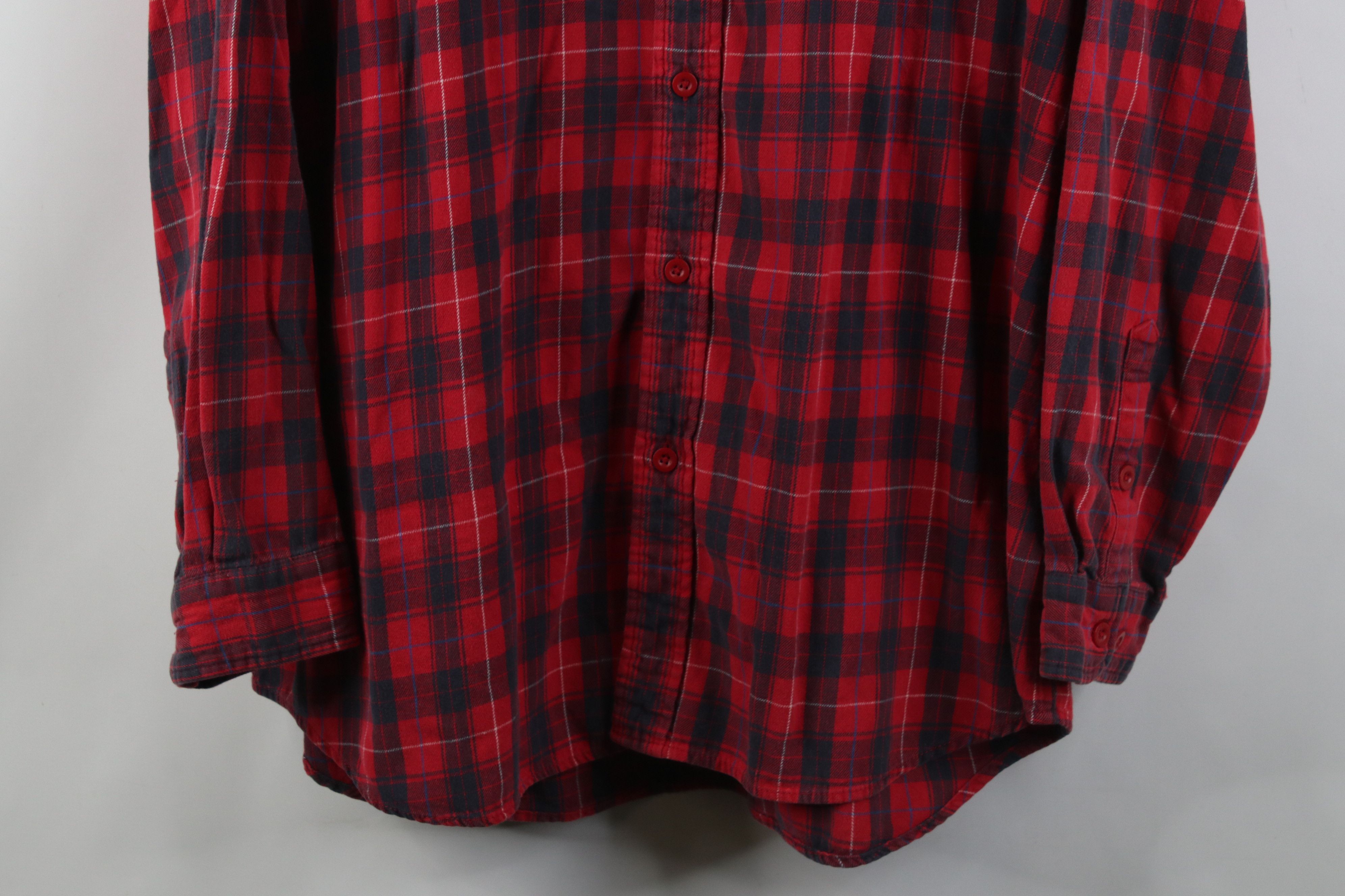 Carhartt Vintage 90s Y2K Carhartt Flannel Collared Button Shirt Plaid Size US XXL / EU 58 / 5 - 3 Thumbnail