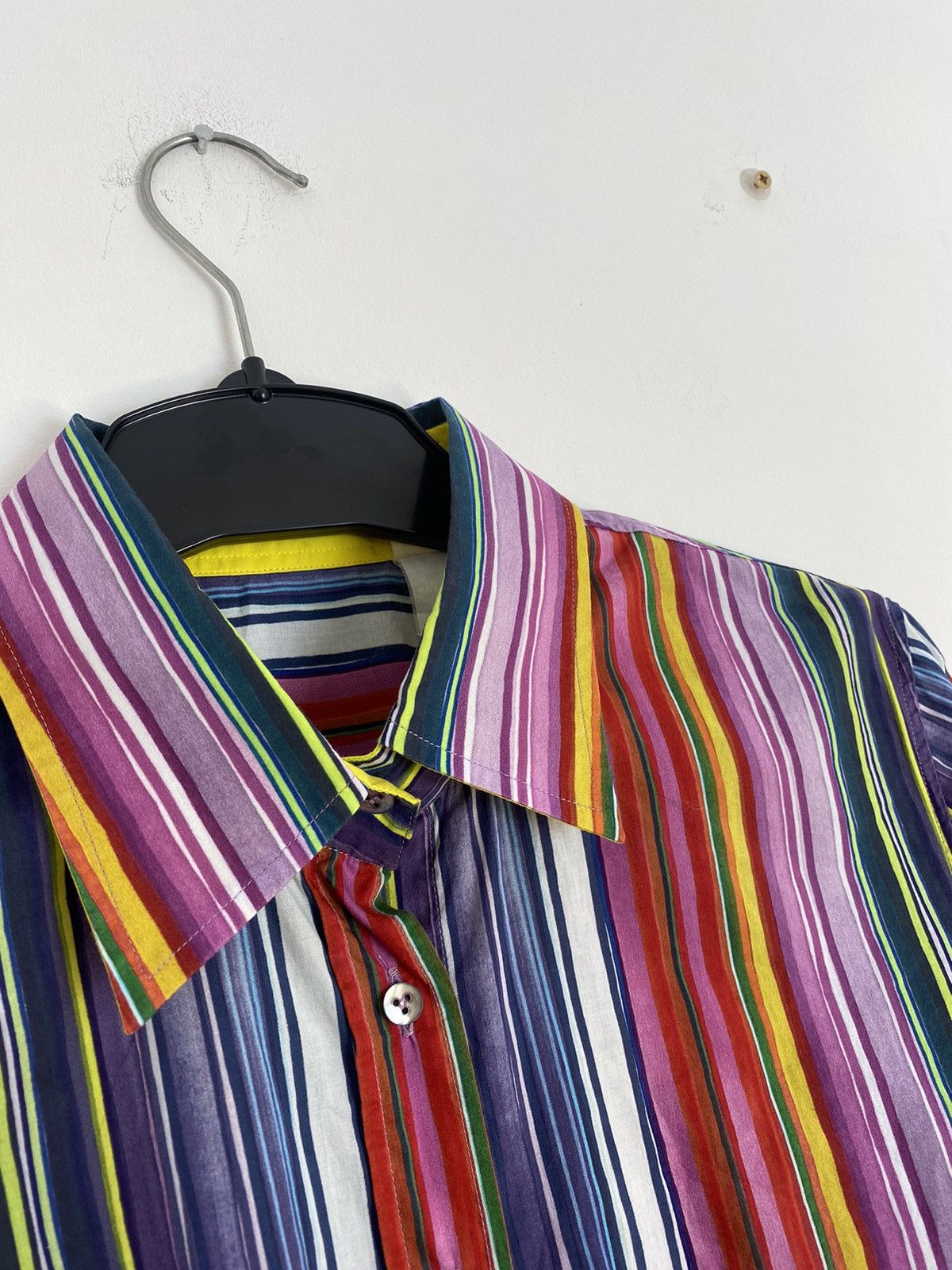Designer × Van Van Laack Embroidered Logo Striped Abstract Shirt y2k luxury Size M / US 6-8 / IT 42-44 - 4 Thumbnail