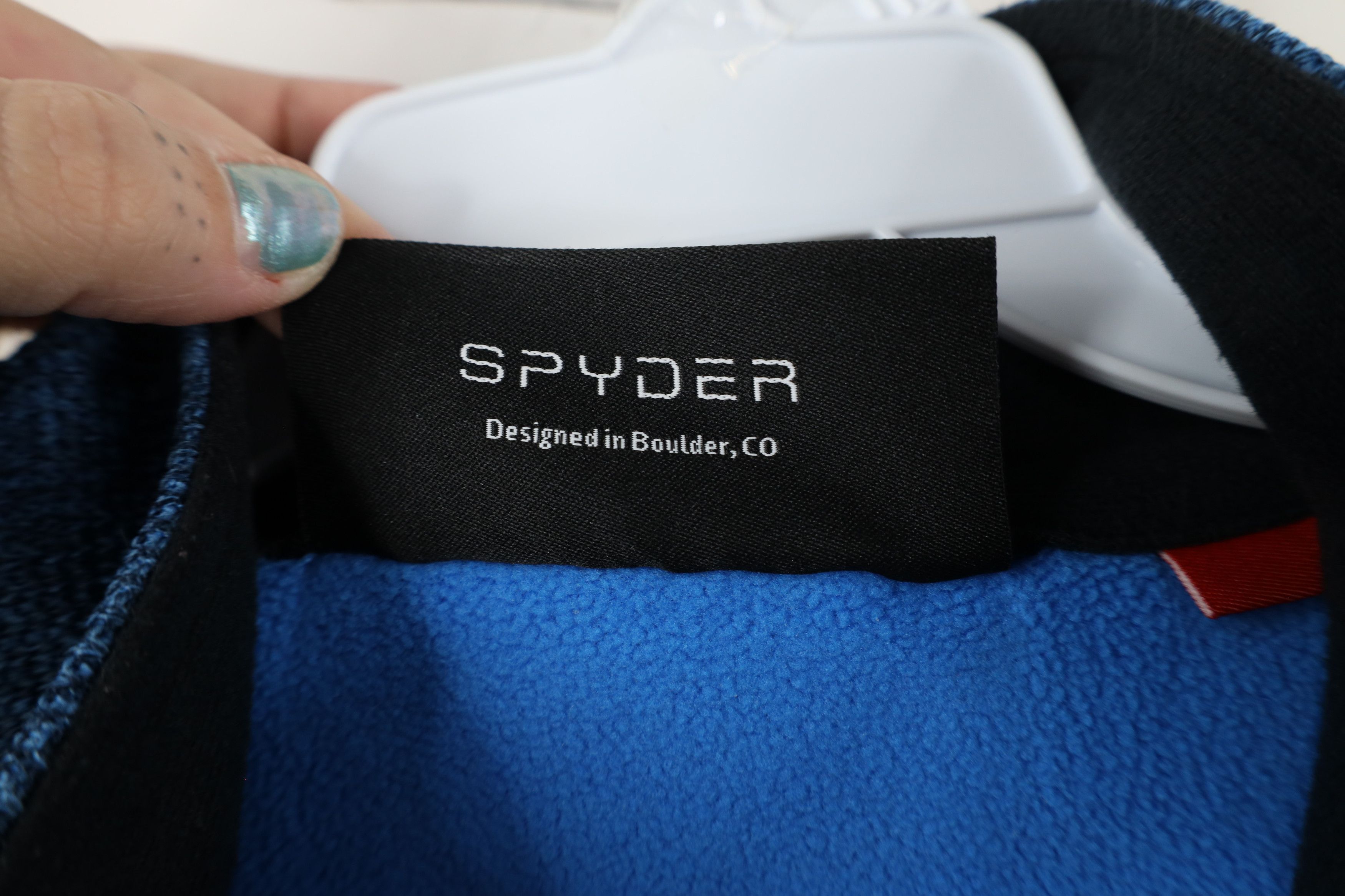 Spyder × Vintage Spyder Ribbed Knit Half Zip Pullover Skiing Sweater Blue Size US L / EU 52-54 / 3 - 8 Thumbnail