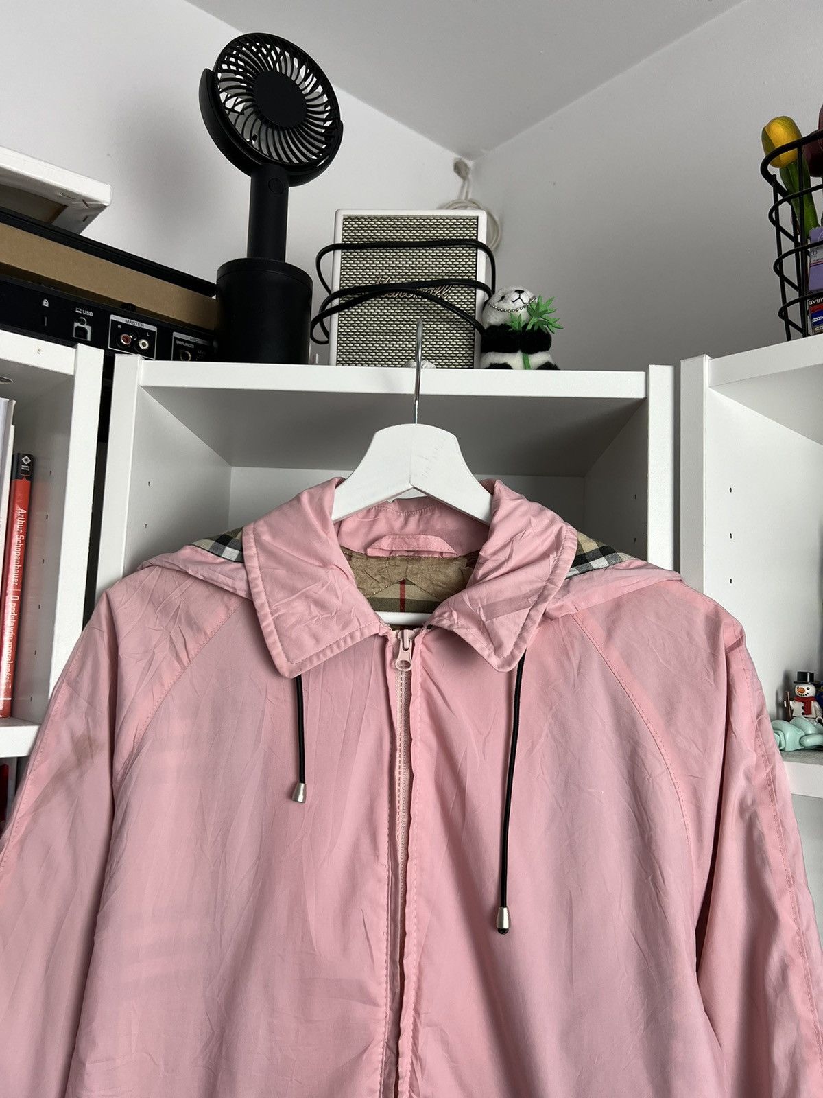 Burberry × Vintage Vintage y2k Burberry Nova check pink windbreaker jacket XS Size XS / US 0-2 / IT 36-38 - 5 Thumbnail