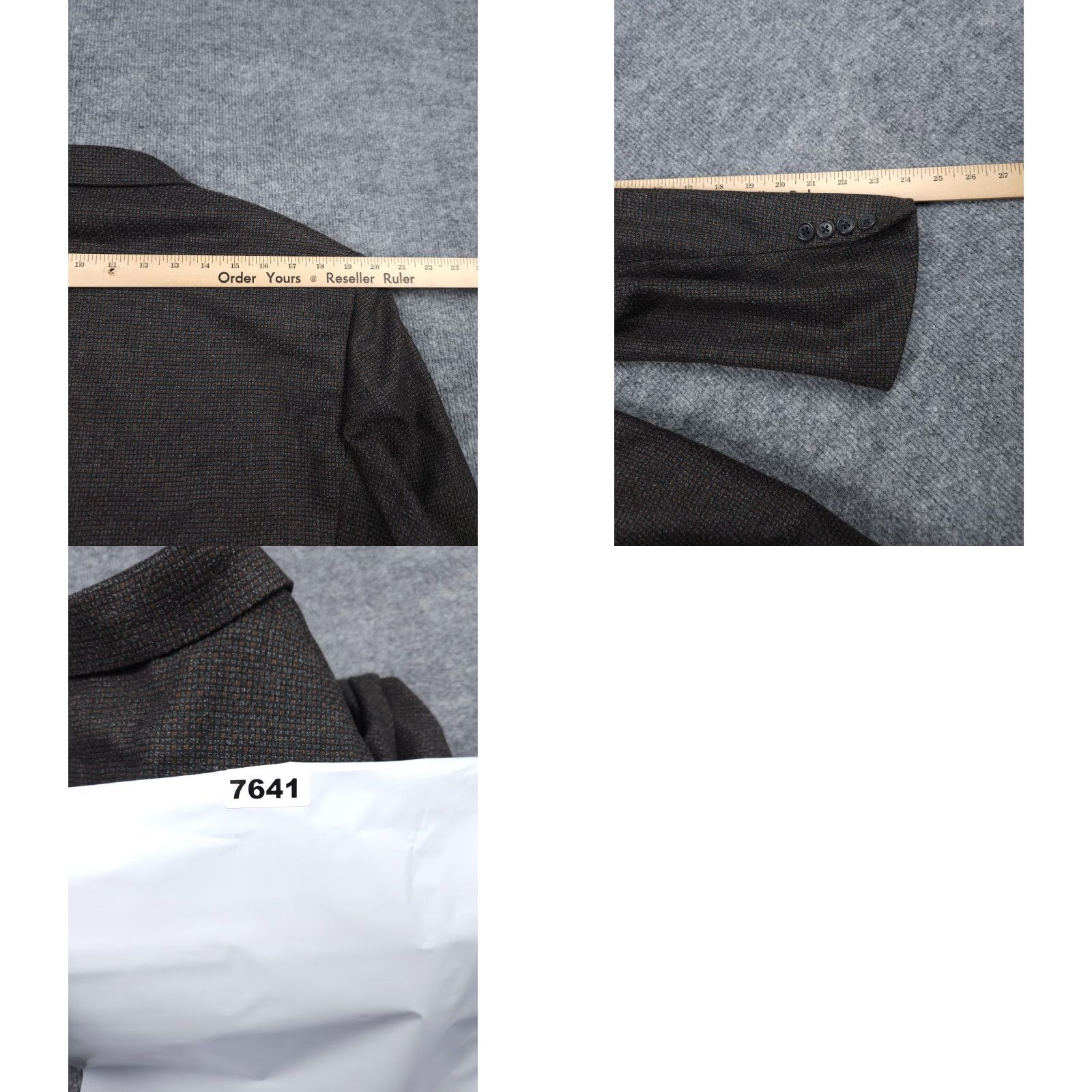 Vintage Belvest Blazer Jacket Men's 54 Gray Wool Cashmere Blend Italy Blazer 44" Chest Three-Button Single-Breasted Casual Business Formal Travel Size US L / EU 52-54 / 3 - 9 Thumbnail