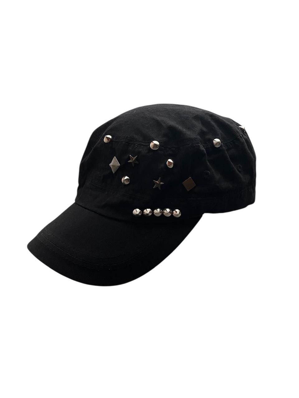 14th Addiction Gothic Studed Cap Hat Punk Size ONE SIZE - 2 Thumbnail