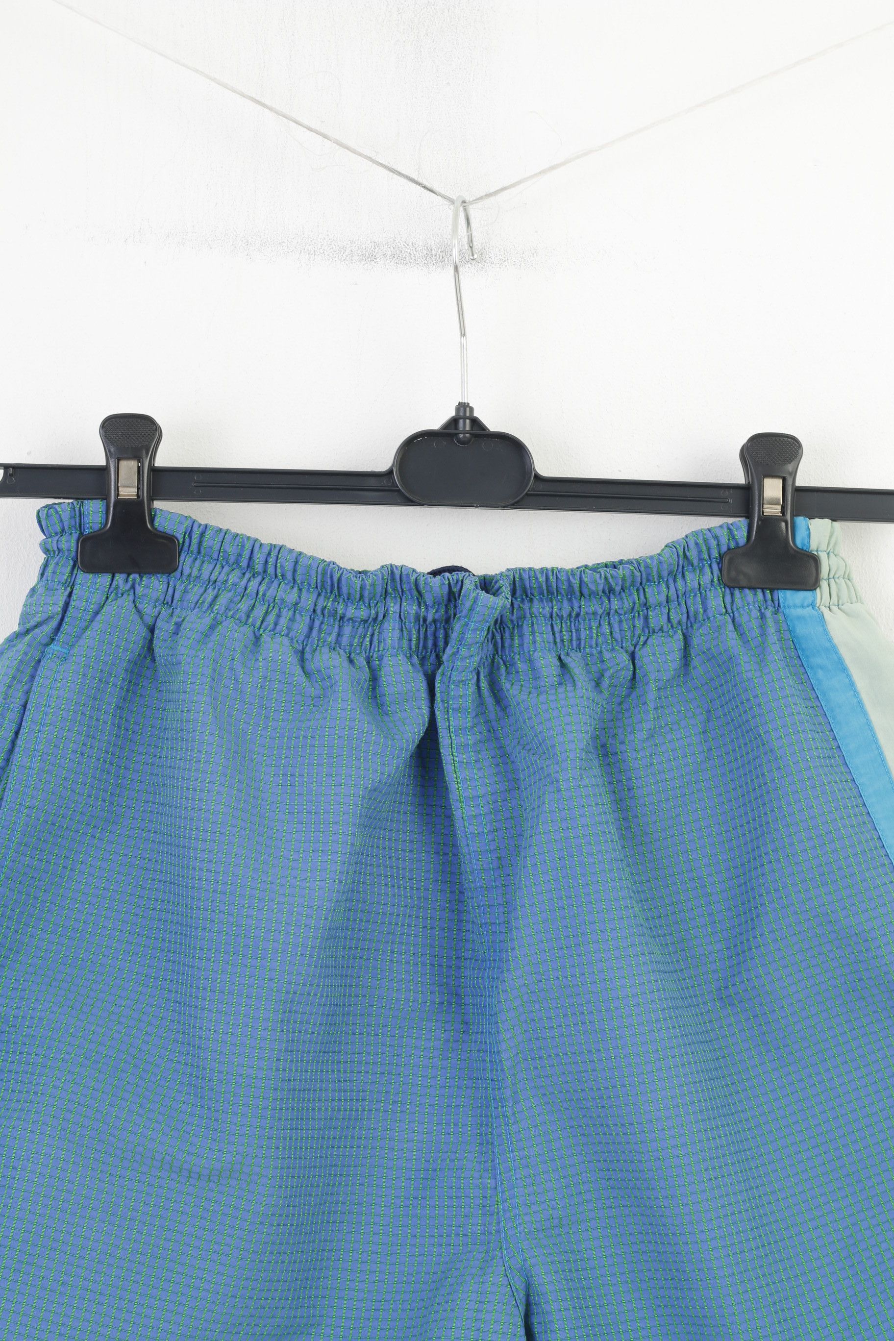 Speedo × Vintage Speedo Men M Shorts Blue Checkered Training Sportswear 10886 Size US 32 / EU 48 - 2 Thumbnail