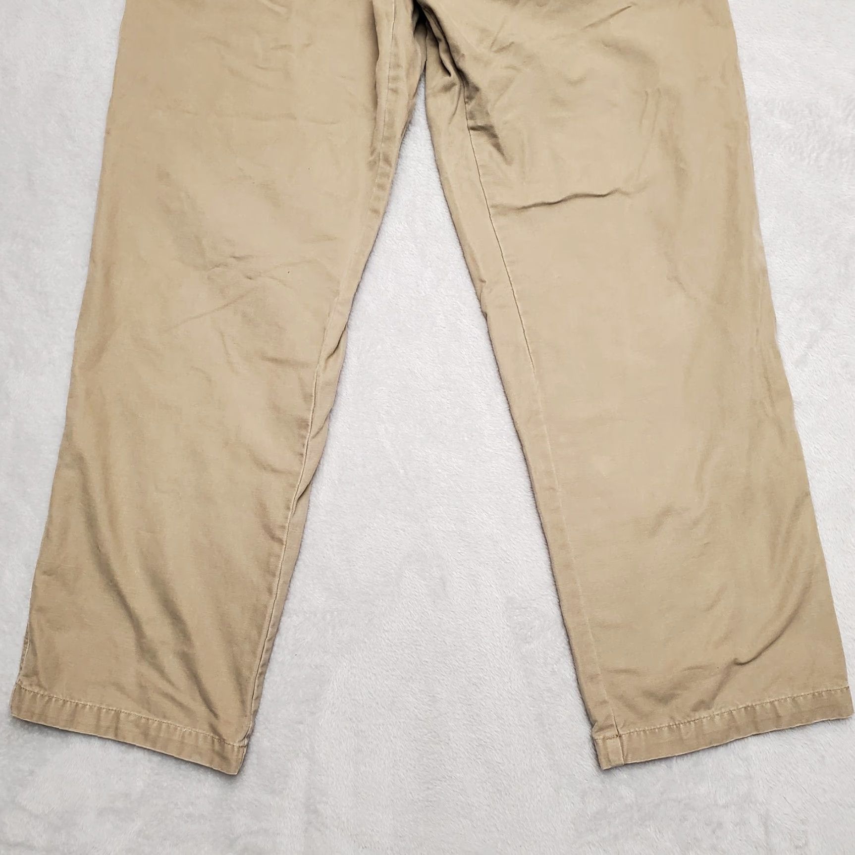 Vintage VINTAGE Columbia Pants Mens 36x32 Khaki Canvas Relaxed Fit Hike Camping Outdoors Casual Size US 36 / EU 52 - 2 Thumbnail