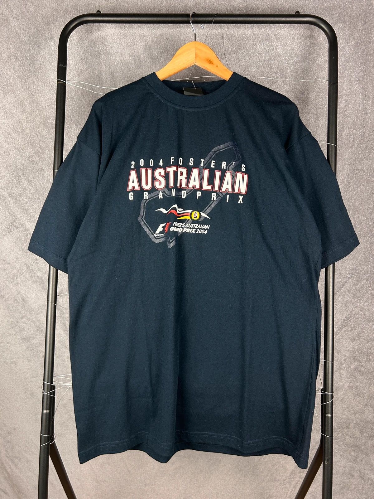 Vintage Formula 1 Australia from 2004 licenced Grand Prix F1 navy Size US XL / EU 56 / 4 - 1 Thumbnail