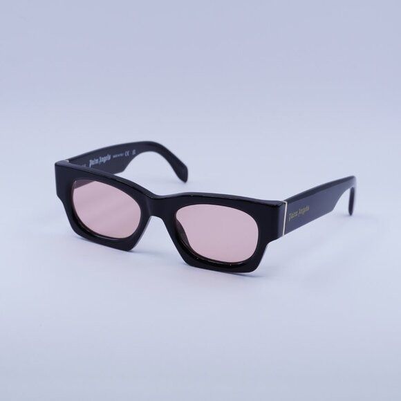 Palm Angels Palm Angels PERI089 BODIE 1021 Sunglasses Black Square Frame Size ONE SIZE - 3 Thumbnail