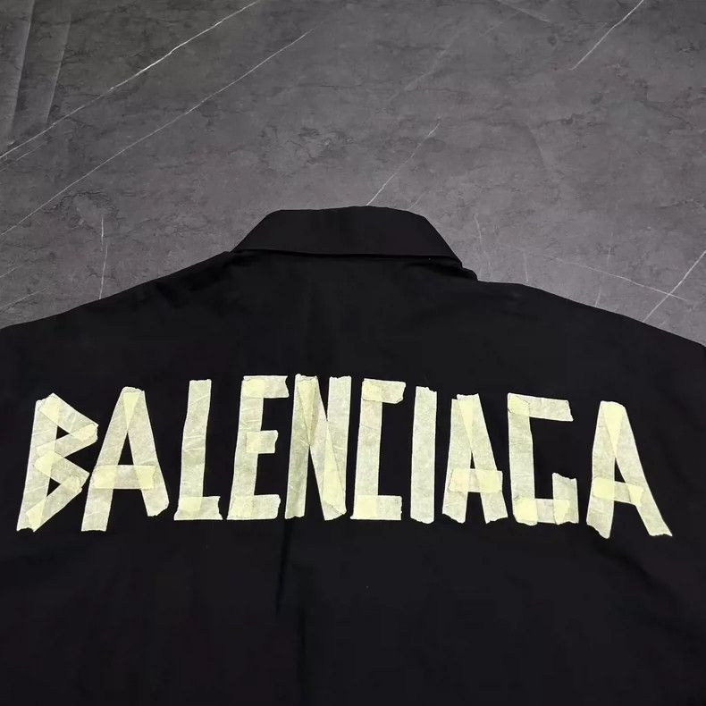 Balenciaga Balenciaga size 39 Tape Short Sleeve Shirt Size US S / EU 44-46 / 1 - 5 Thumbnail