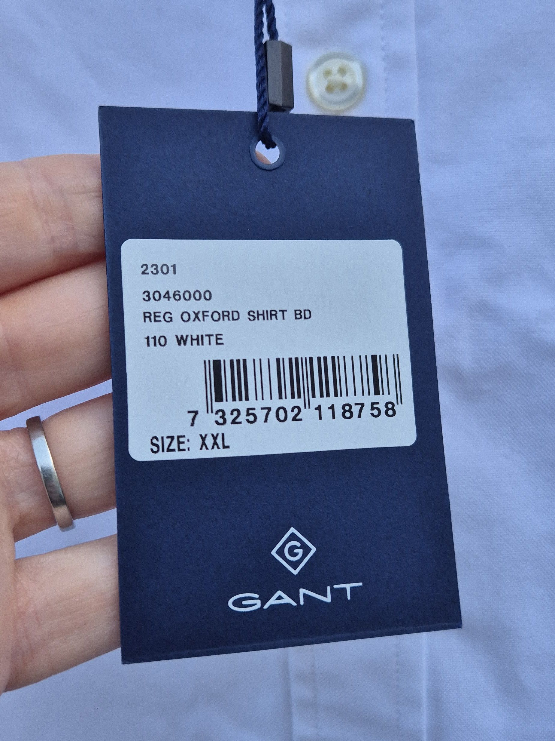 Gant Gant Size XXL Mens Oxford Shirt embroidered logo apr6 Size US L / EU 52-54 / 3 - 3 Thumbnail