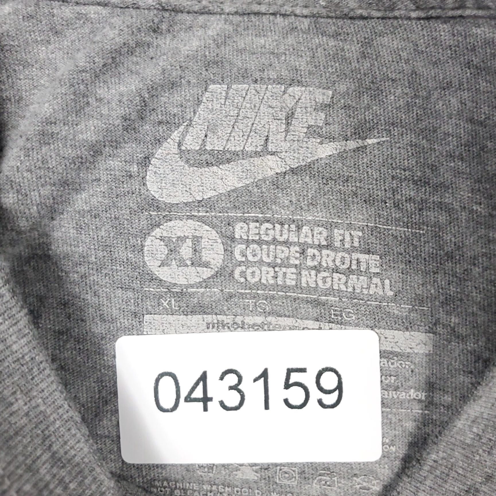 Nike Nike T Shirt Mens XL Gray Swoosh Short Sleeve Crew Neck Cotton Blend Logo Casual Athletic Shirt Mens XL Gray Nike T Shirt Size US XL / EU 56 / 4 - 7 Thumbnail