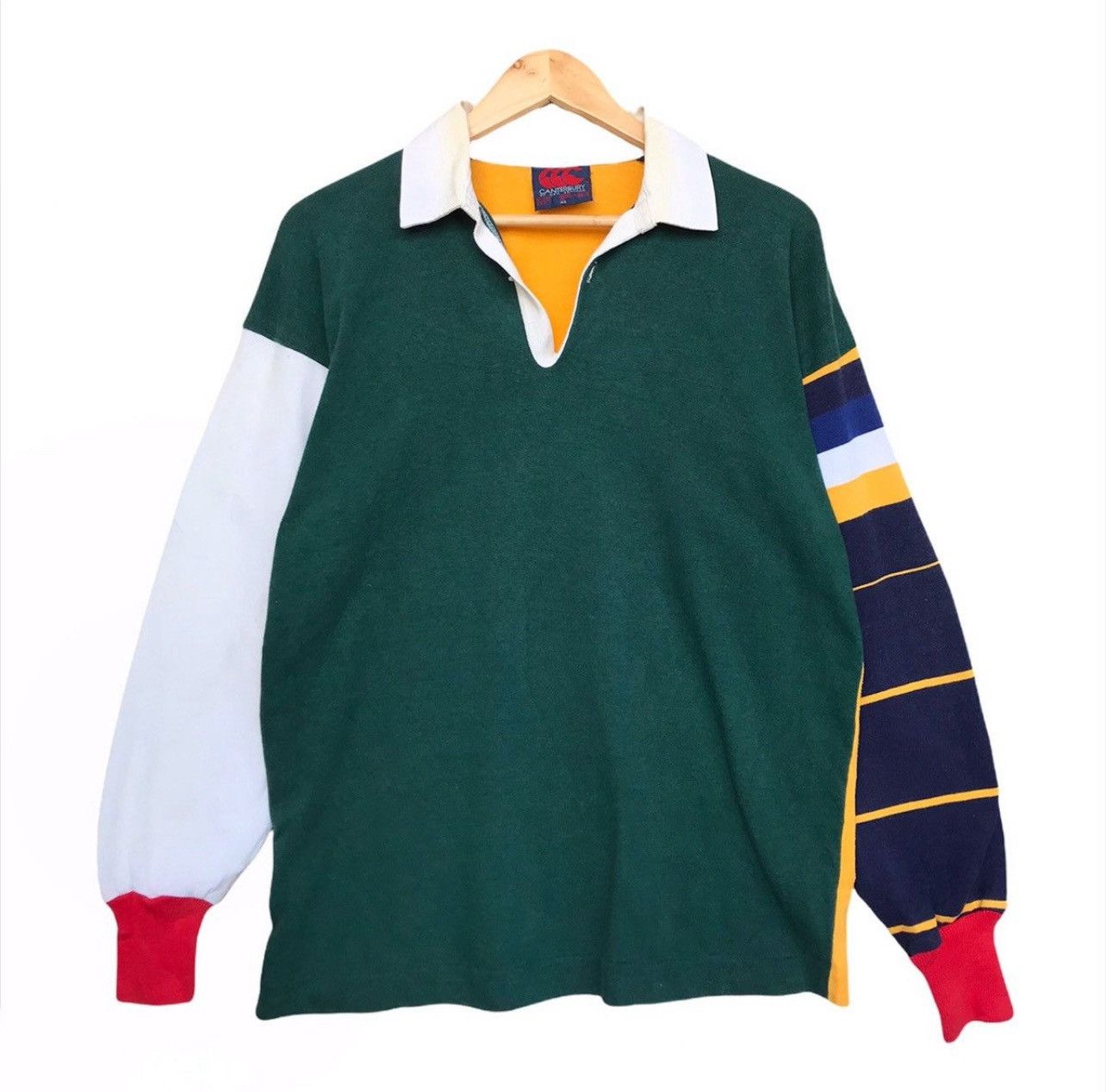 Canterbury of New Zealand Vintage 90s Centerbury Of New Zealand Polo Rugby Size M Size US M / EU 48-50 / 2 - 1 Thumbnail