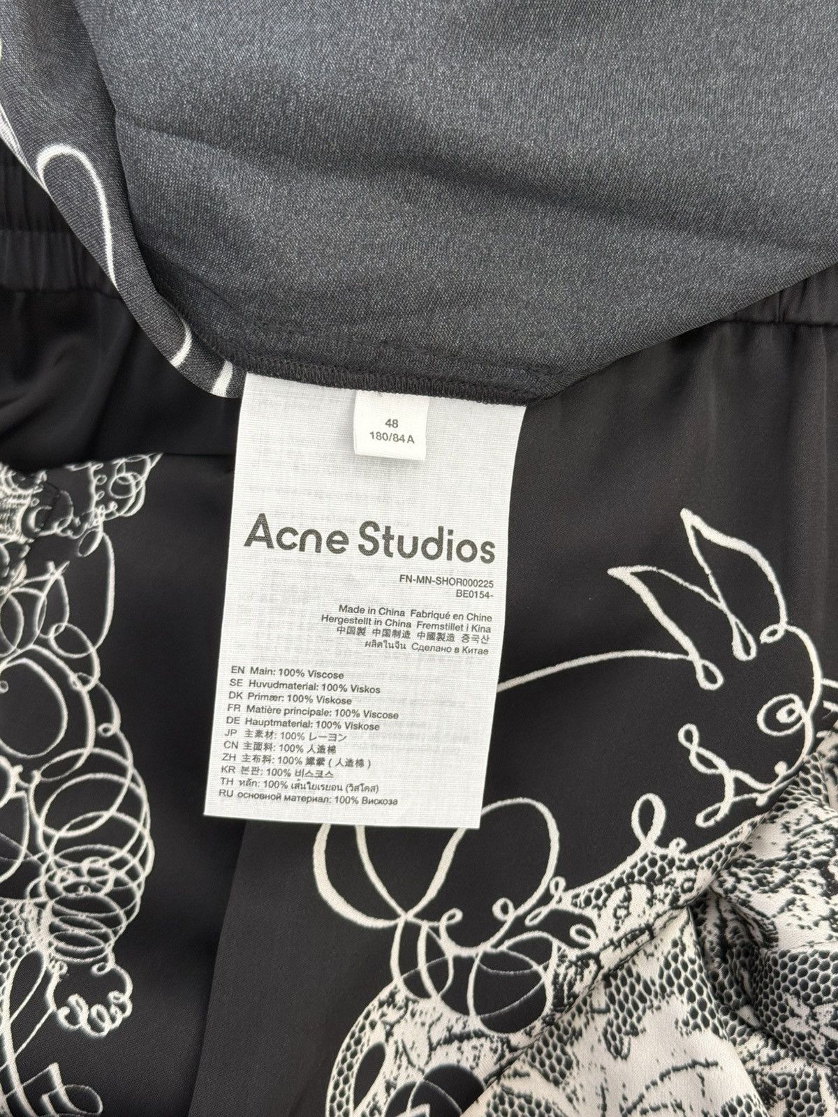 Acne Studios Acne Studios Pattern Printed Bunny Shorts Size US 32 / EU 48 - 6 Thumbnail
